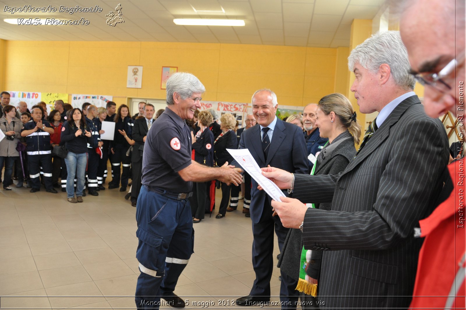 Moncalieri - 5 maggio 2012 - Inaugurazione nuova via - Croce Rossa Italiana - Ispettorato Regionale Volontari del Soccorso Piemonte