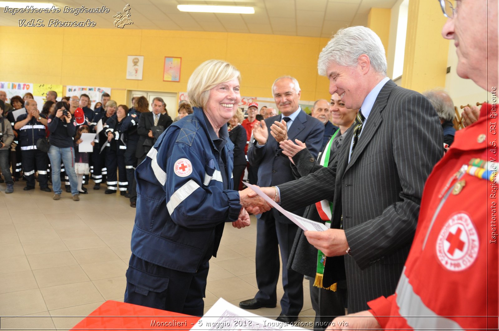 Moncalieri - 5 maggio 2012 - Inaugurazione nuova via - Croce Rossa Italiana - Ispettorato Regionale Volontari del Soccorso Piemonte