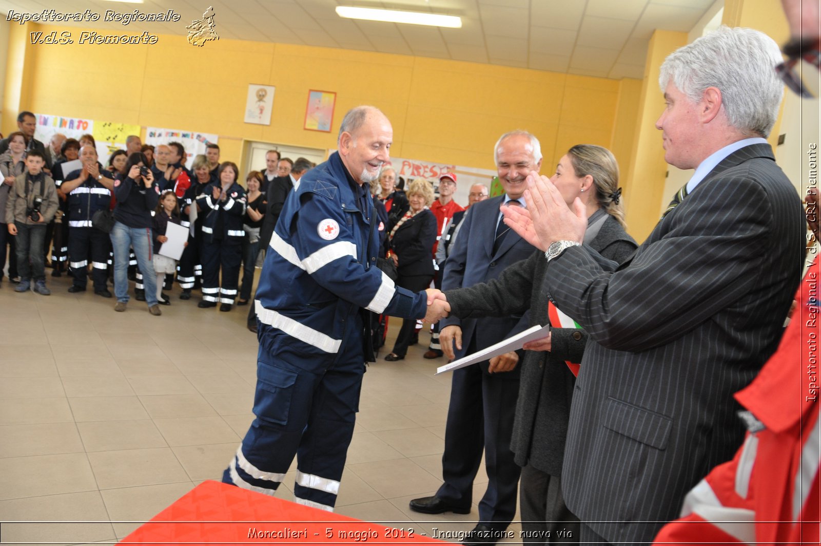 Moncalieri - 5 maggio 2012 - Inaugurazione nuova via - Croce Rossa Italiana - Ispettorato Regionale Volontari del Soccorso Piemonte