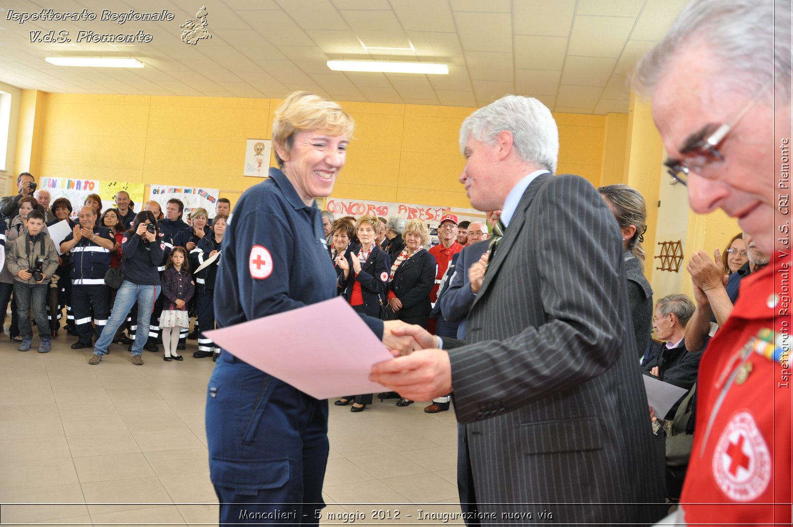 Moncalieri - 5 maggio 2012 - Inaugurazione nuova via - Croce Rossa Italiana - Ispettorato Regionale Volontari del Soccorso Piemonte