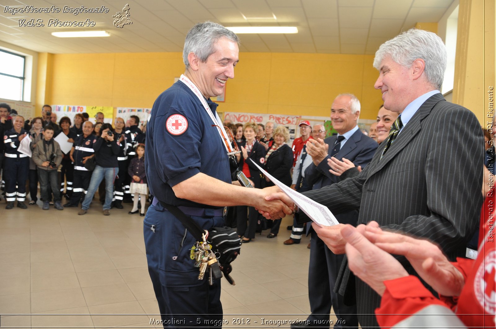 Moncalieri - 5 maggio 2012 - Inaugurazione nuova via - Croce Rossa Italiana - Ispettorato Regionale Volontari del Soccorso Piemonte