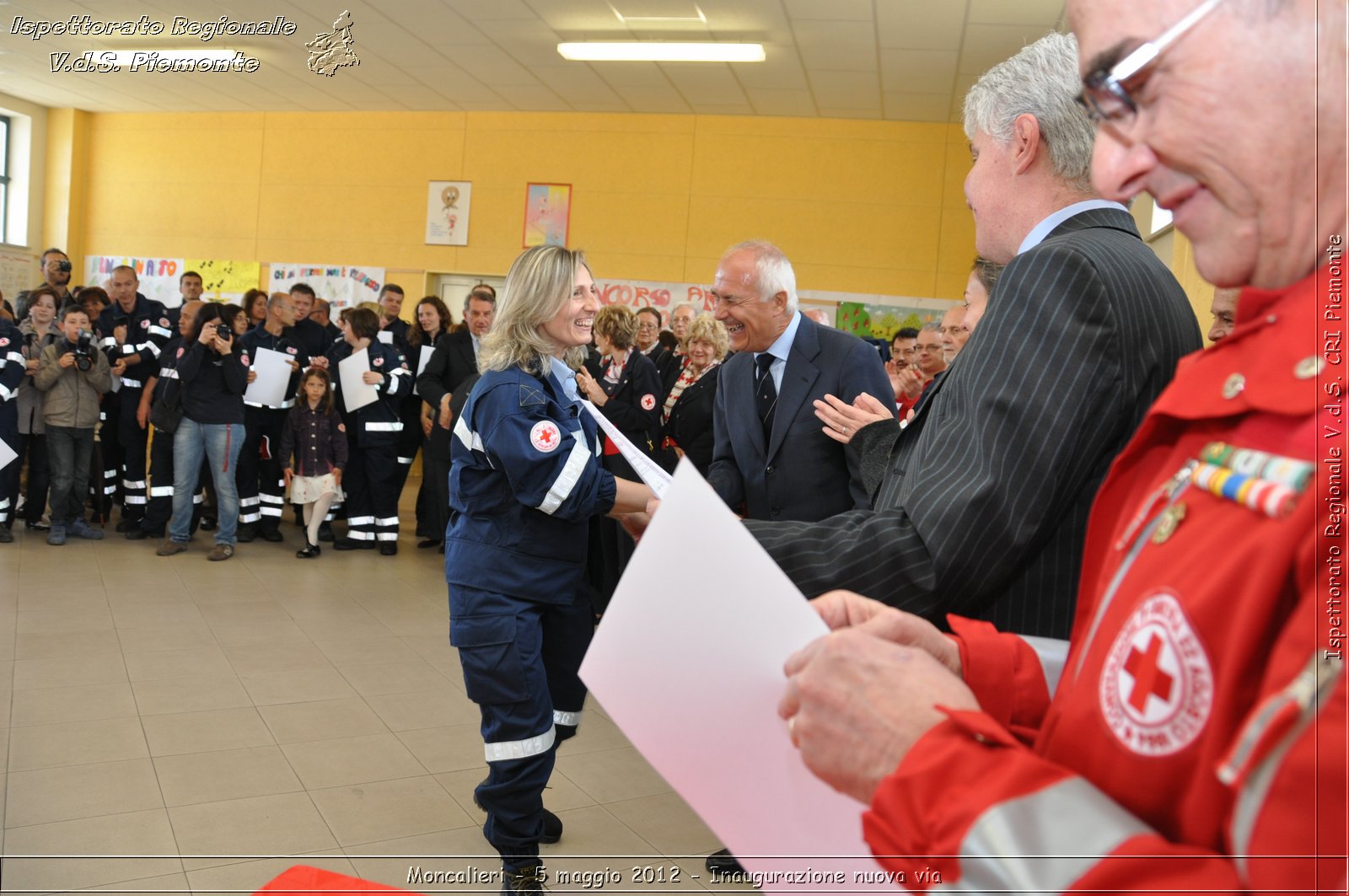 Moncalieri - 5 maggio 2012 - Inaugurazione nuova via - Croce Rossa Italiana - Ispettorato Regionale Volontari del Soccorso Piemonte