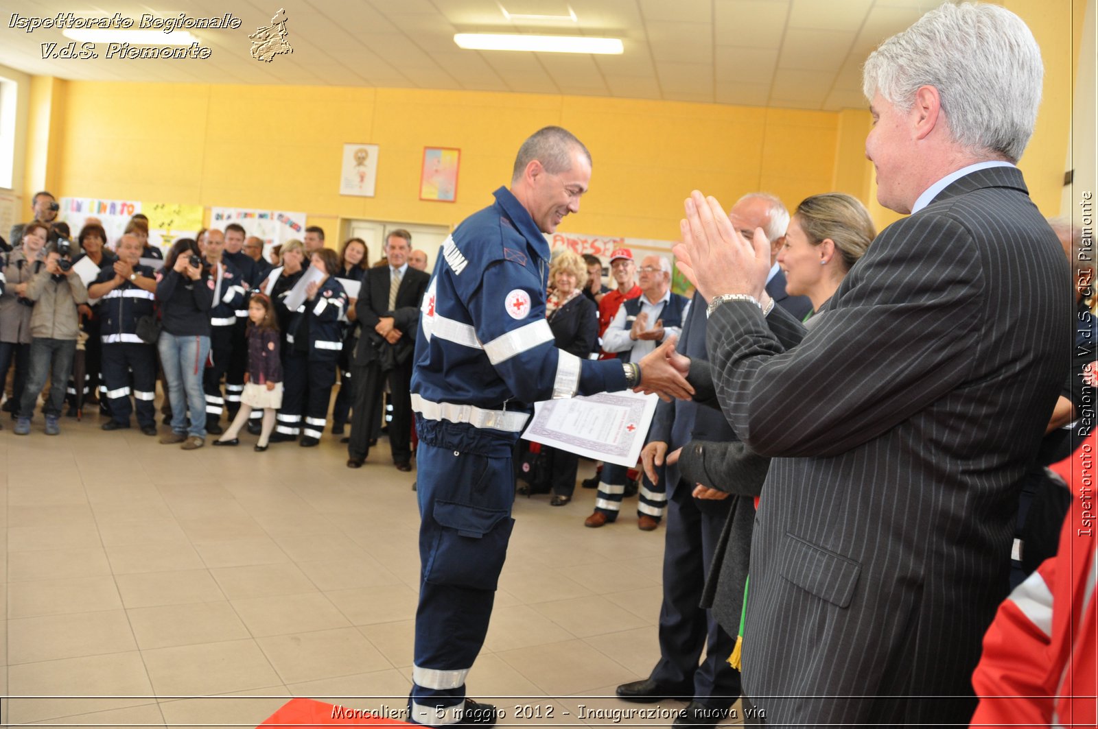 Moncalieri - 5 maggio 2012 - Inaugurazione nuova via - Croce Rossa Italiana - Ispettorato Regionale Volontari del Soccorso Piemonte