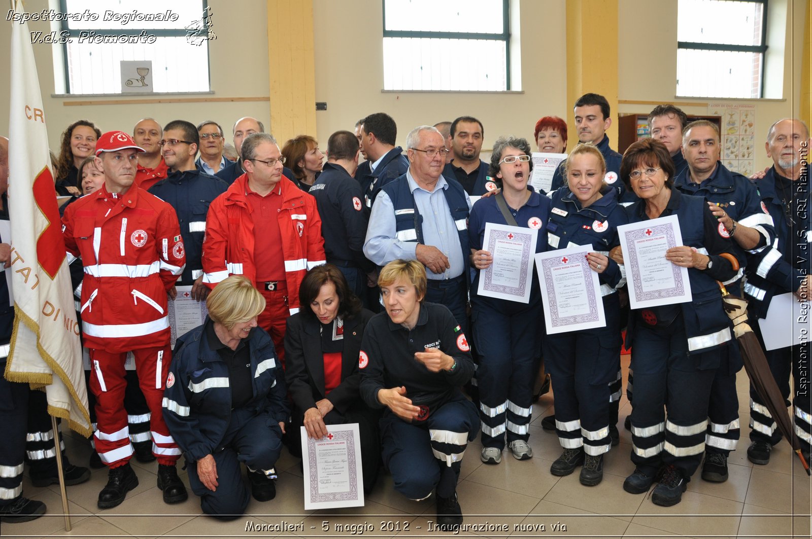 Moncalieri - 5 maggio 2012 - Inaugurazione nuova via - Croce Rossa Italiana - Ispettorato Regionale Volontari del Soccorso Piemonte