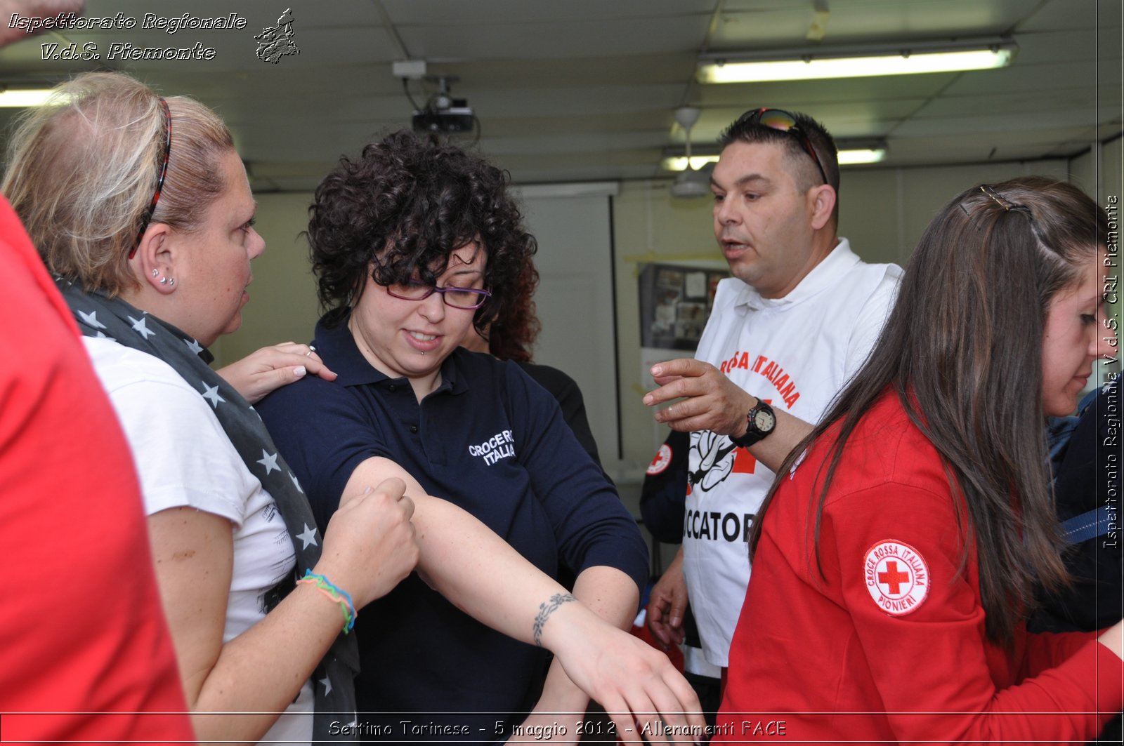 Settimo Torinese - 5 maggio 2012 - Allenamenti FACE - Croce Rossa Italiana - Ispettorato Regionale Volontari del Soccorso Piemonte