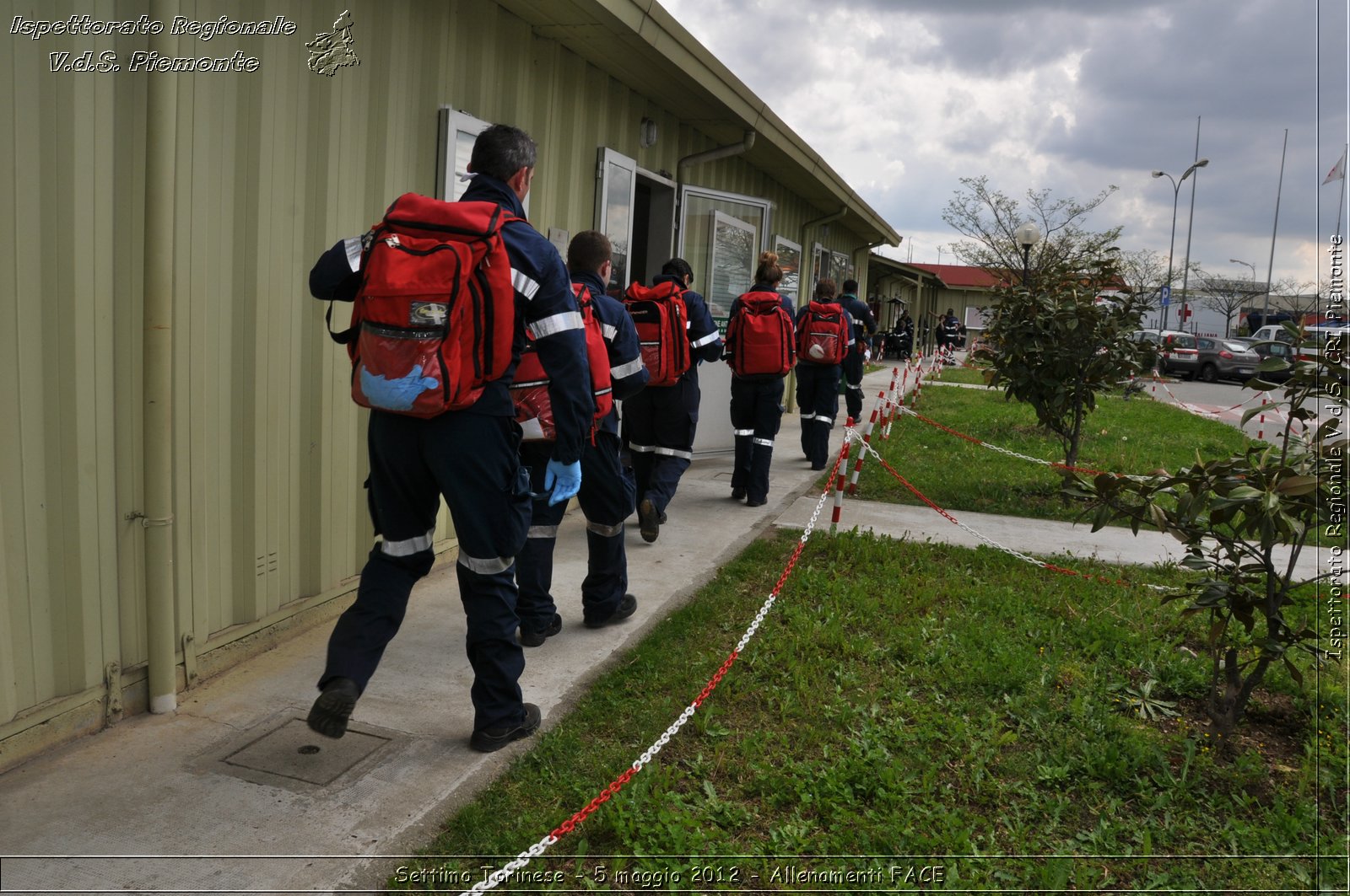 Settimo Torinese - 5 maggio 2012 - Allenamenti FACE - Croce Rossa Italiana - Ispettorato Regionale Volontari del Soccorso Piemonte