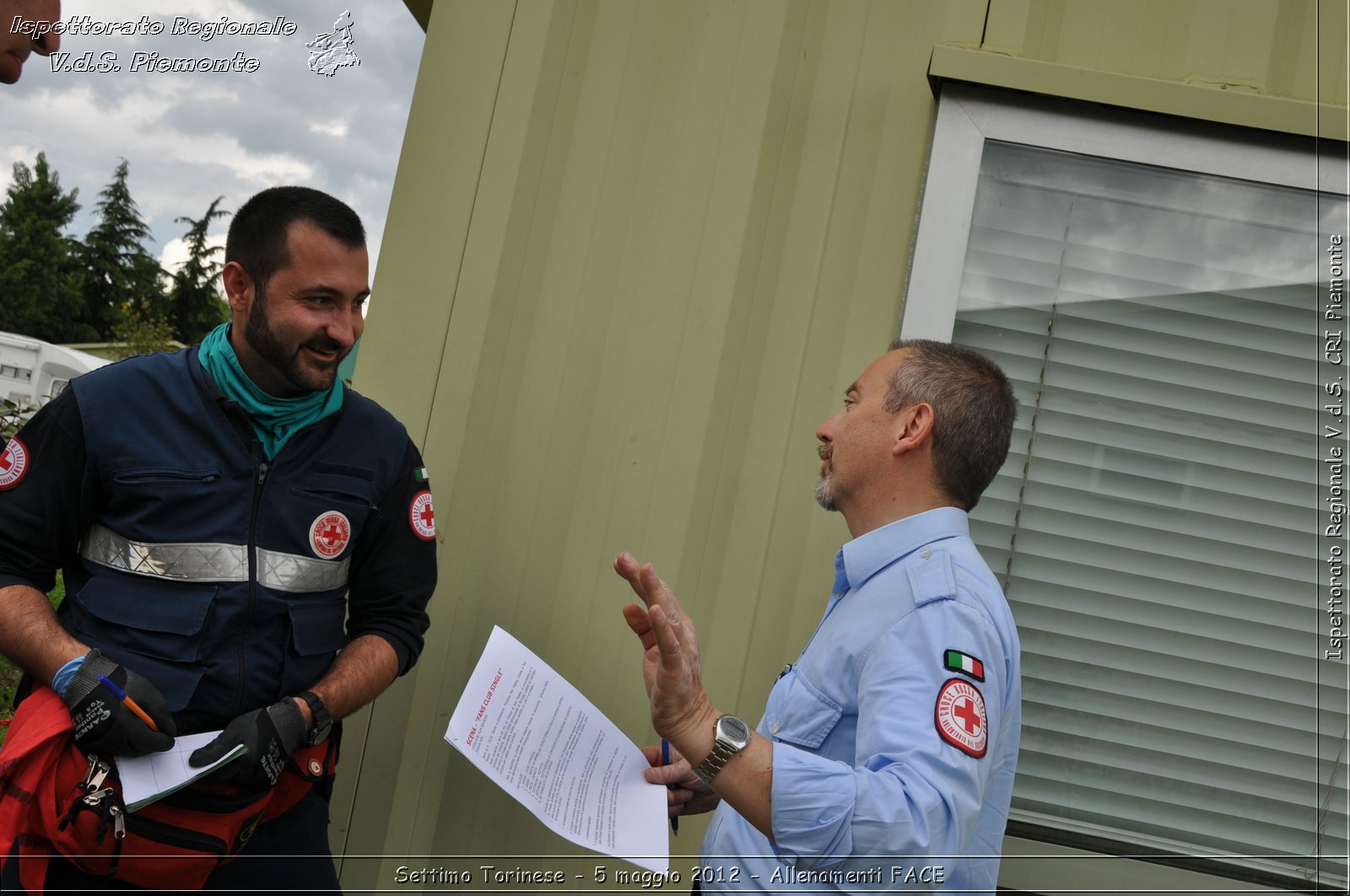 Settimo Torinese - 5 maggio 2012 - Allenamenti FACE - Croce Rossa Italiana - Ispettorato Regionale Volontari del Soccorso Piemonte