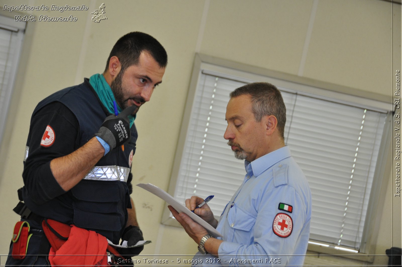 Settimo Torinese - 5 maggio 2012 - Allenamenti FACE - Croce Rossa Italiana - Ispettorato Regionale Volontari del Soccorso Piemonte