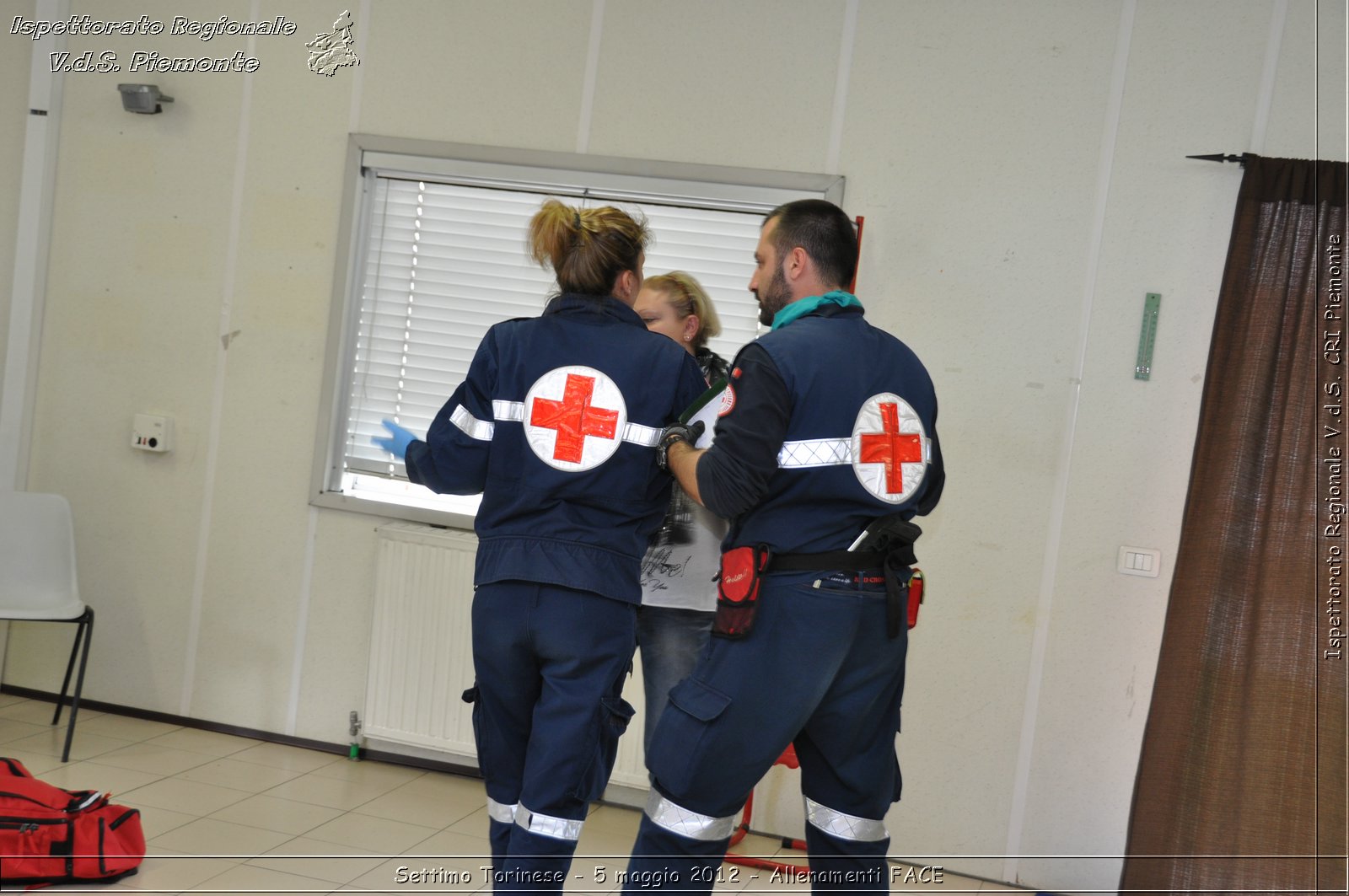 Settimo Torinese - 5 maggio 2012 - Allenamenti FACE - Croce Rossa Italiana - Ispettorato Regionale Volontari del Soccorso Piemonte