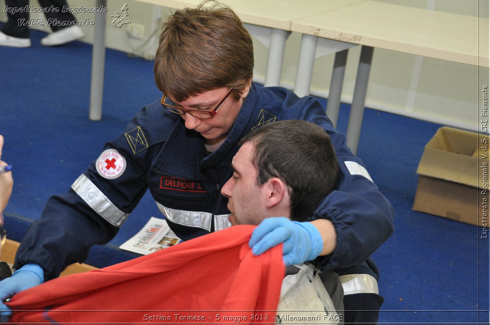 Settimo Torinese - 5 maggio 2012 - Allenamenti FACE - Croce Rossa Italiana - Ispettorato Regionale Volontari del Soccorso Piemonte