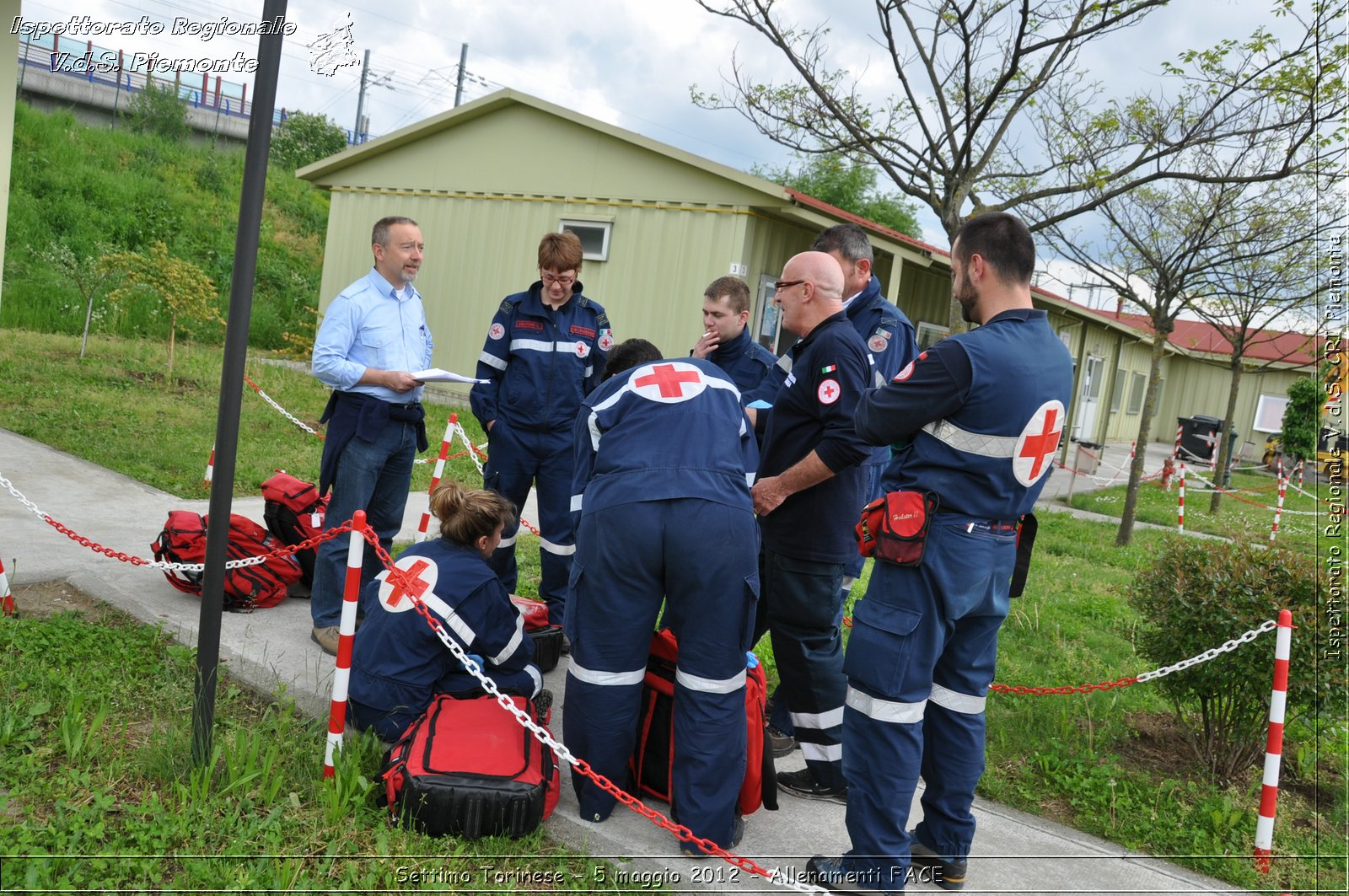 Settimo Torinese - 5 maggio 2012 - Allenamenti FACE - Croce Rossa Italiana - Ispettorato Regionale Volontari del Soccorso Piemonte