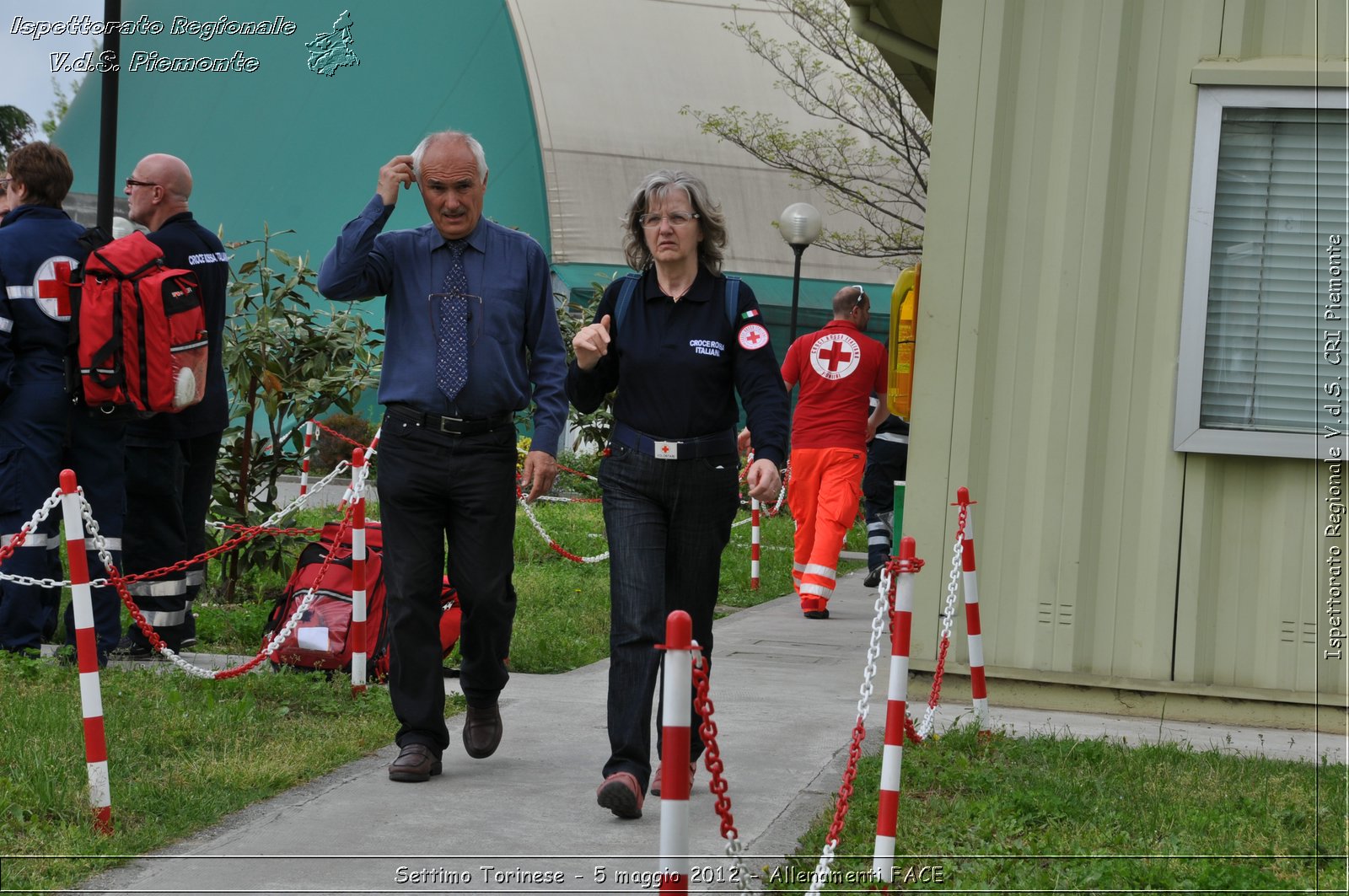 Settimo Torinese - 5 maggio 2012 - Allenamenti FACE - Croce Rossa Italiana - Ispettorato Regionale Volontari del Soccorso Piemonte