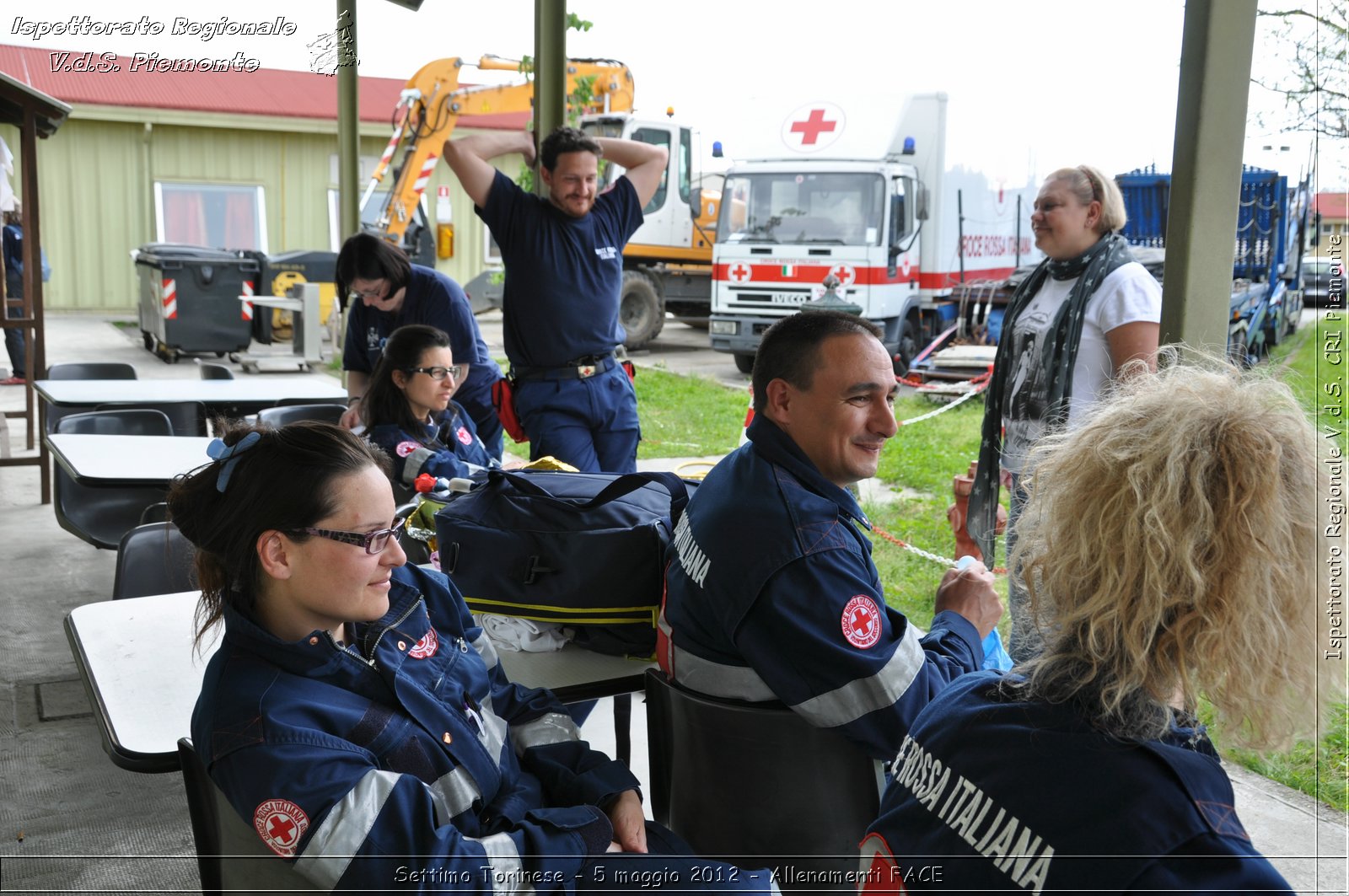 Settimo Torinese - 5 maggio 2012 - Allenamenti FACE - Croce Rossa Italiana - Ispettorato Regionale Volontari del Soccorso Piemonte