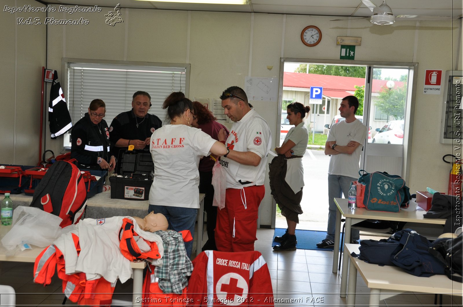 Settimo Torinese - 5 maggio 2012 - Allenamenti FACE - Croce Rossa Italiana - Ispettorato Regionale Volontari del Soccorso Piemonte