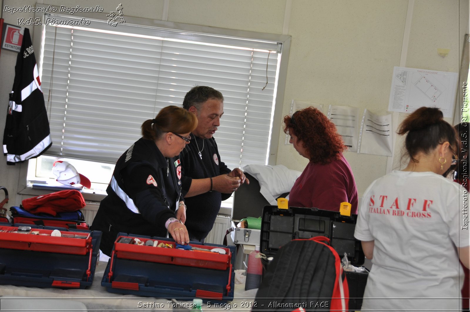 Settimo Torinese - 5 maggio 2012 - Allenamenti FACE - Croce Rossa Italiana - Ispettorato Regionale Volontari del Soccorso Piemonte