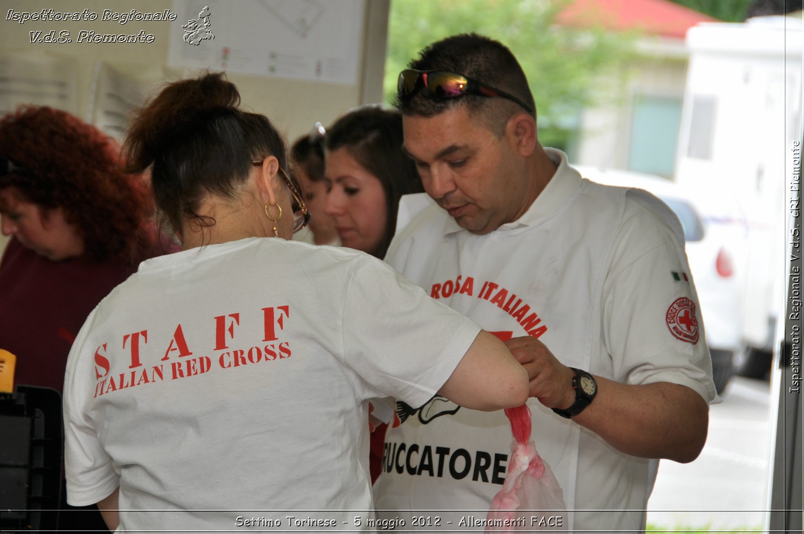 Settimo Torinese - 5 maggio 2012 - Allenamenti FACE - Croce Rossa Italiana - Ispettorato Regionale Volontari del Soccorso Piemonte