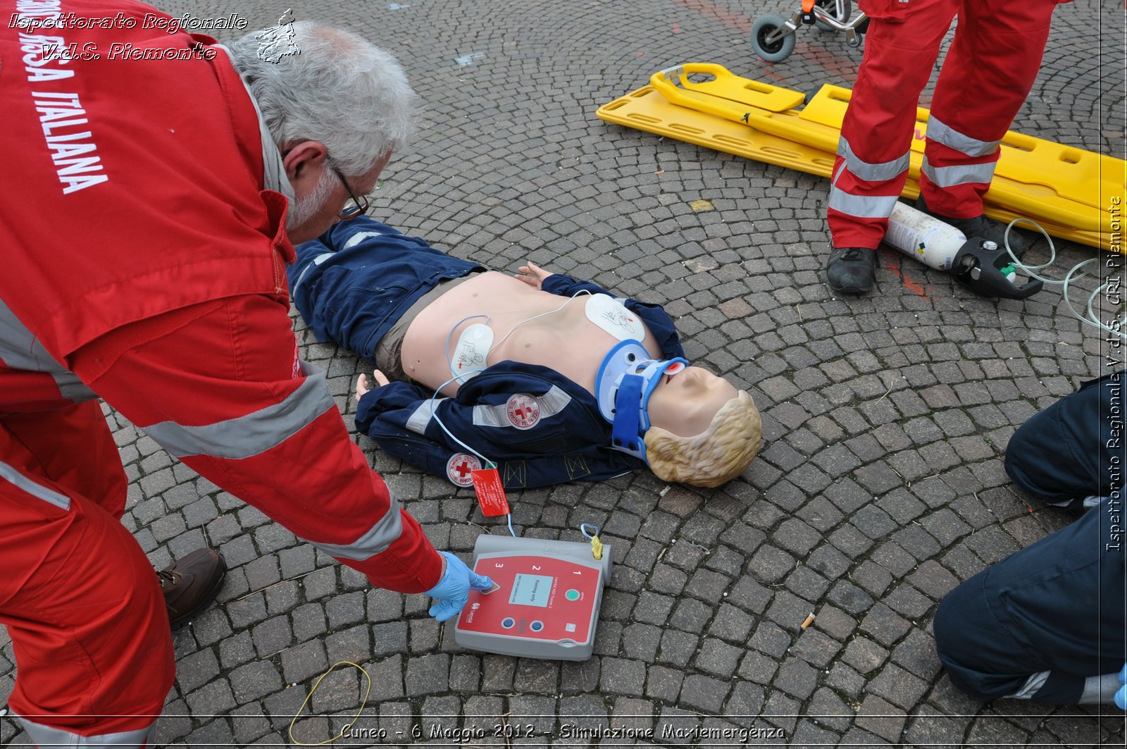 Cuneo - 6 Maggio 2012 - Simulazione Maxiemergenza- Croce Rossa Italiana - Ispettorato Regionale Volontari del Soccorso Piemonte