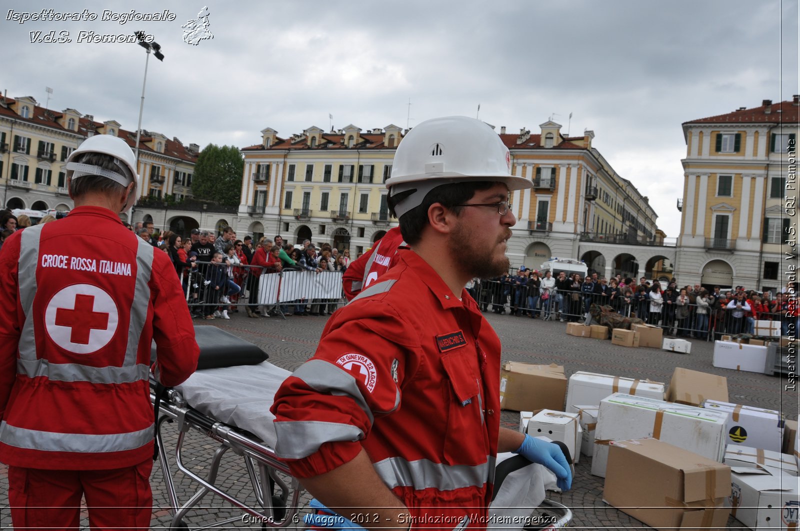 Cuneo - 6 Maggio 2012 - Simulazione Maxiemergenza- Croce Rossa Italiana - Ispettorato Regionale Volontari del Soccorso Piemonte