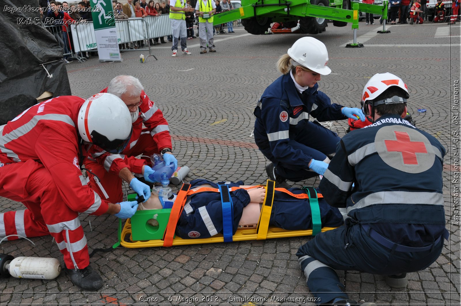 Cuneo - 6 Maggio 2012 - Simulazione Maxiemergenza- Croce Rossa Italiana - Ispettorato Regionale Volontari del Soccorso Piemonte