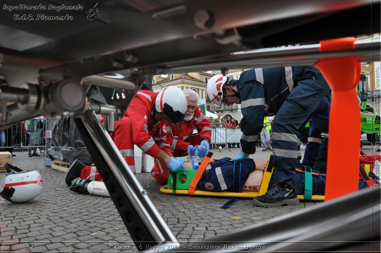 Cuneo - 6 Maggio 2012 - Simulazione Maxiemergenza- Croce Rossa Italiana - Ispettorato Regionale Volontari del Soccorso Piemonte