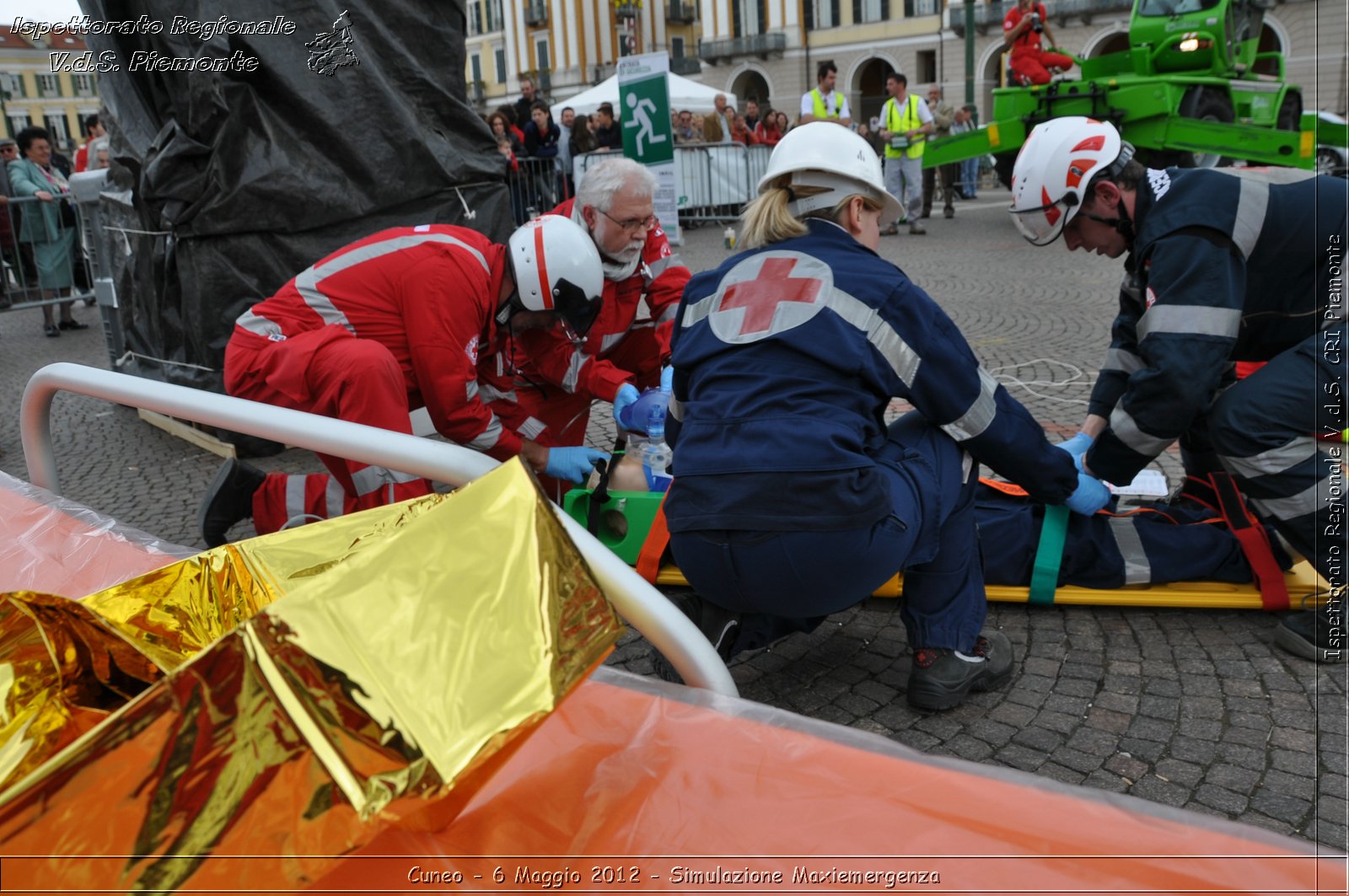 Cuneo - 6 Maggio 2012 - Simulazione Maxiemergenza- Croce Rossa Italiana - Ispettorato Regionale Volontari del Soccorso Piemonte