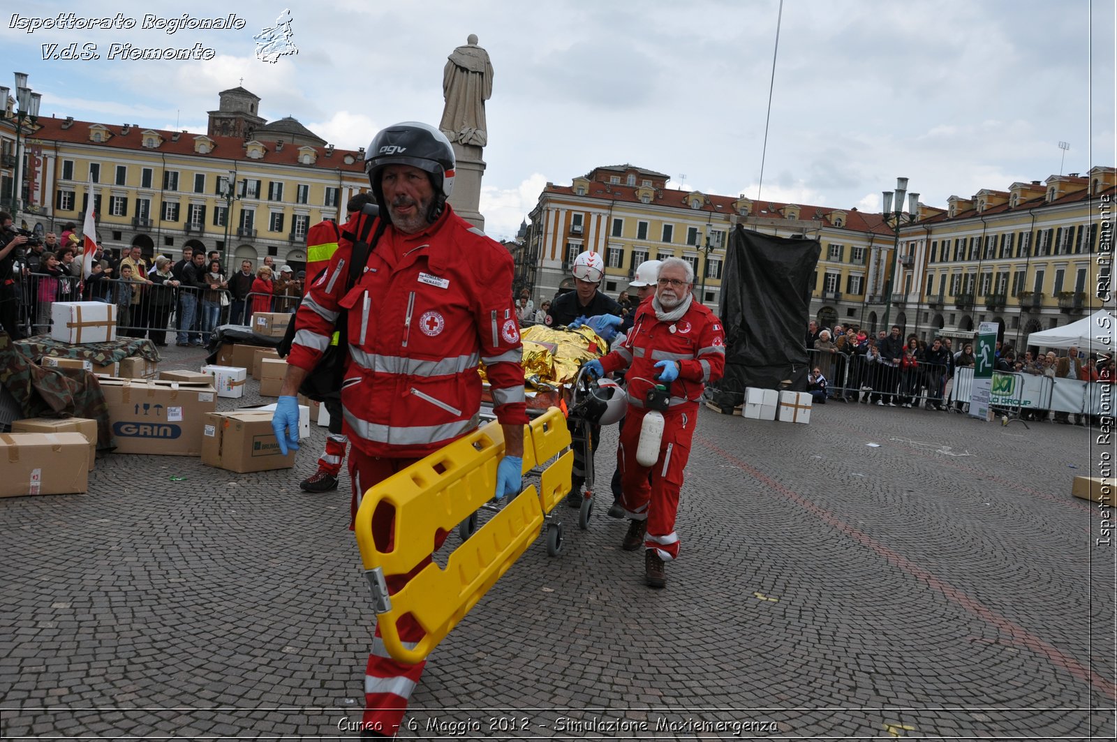 Cuneo - 6 Maggio 2012 - Simulazione Maxiemergenza- Croce Rossa Italiana - Ispettorato Regionale Volontari del Soccorso Piemonte