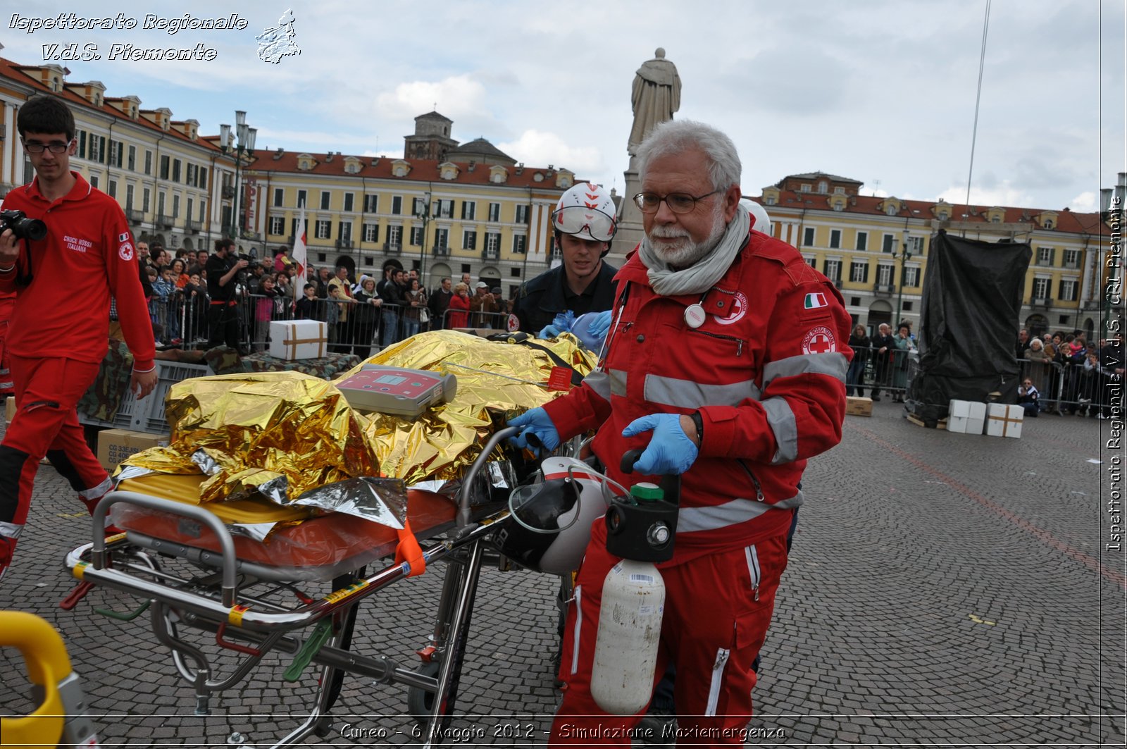 Cuneo - 6 Maggio 2012 - Simulazione Maxiemergenza- Croce Rossa Italiana - Ispettorato Regionale Volontari del Soccorso Piemonte