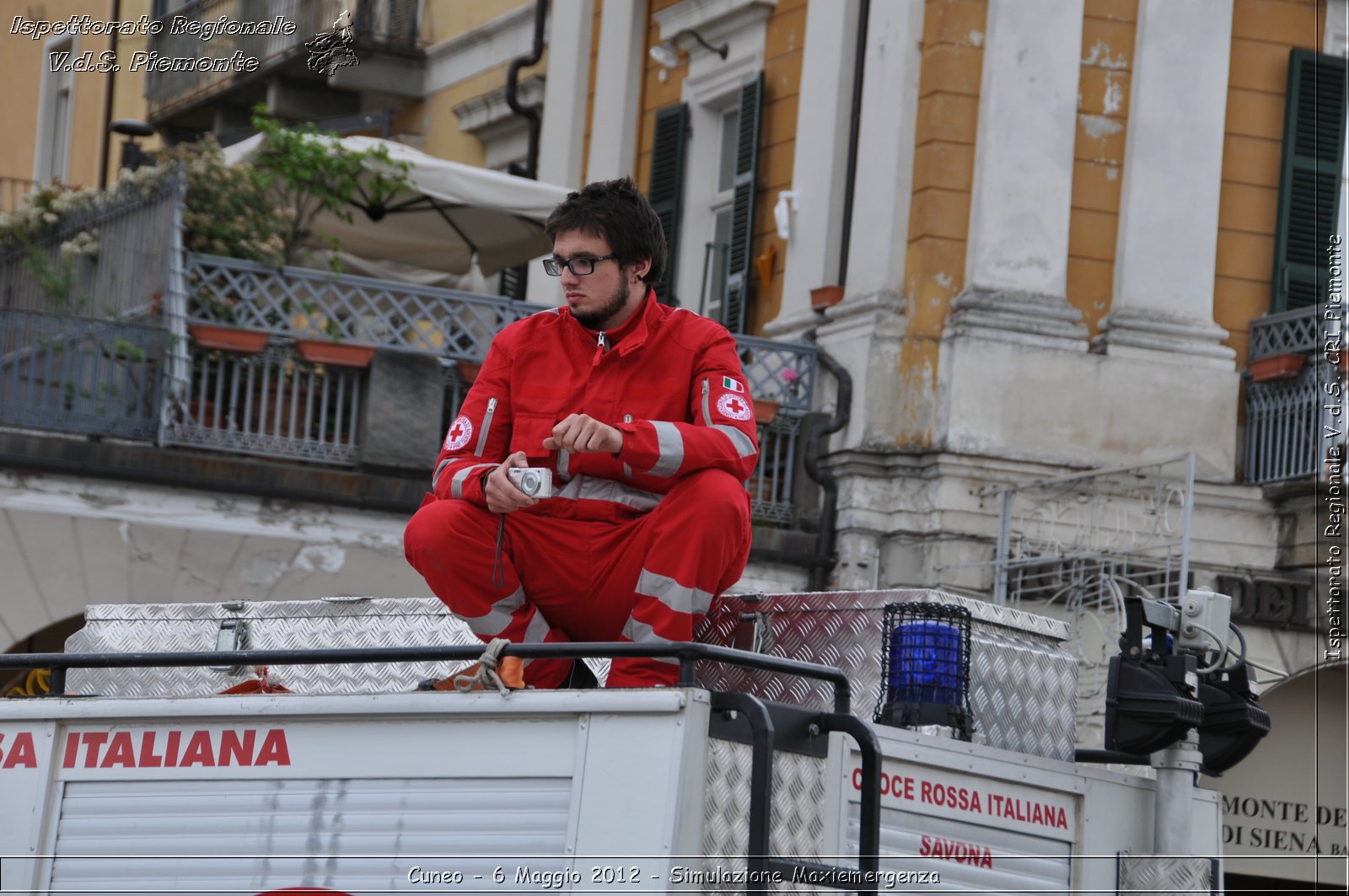 Cuneo - 6 Maggio 2012 - Simulazione Maxiemergenza- Croce Rossa Italiana - Ispettorato Regionale Volontari del Soccorso Piemonte