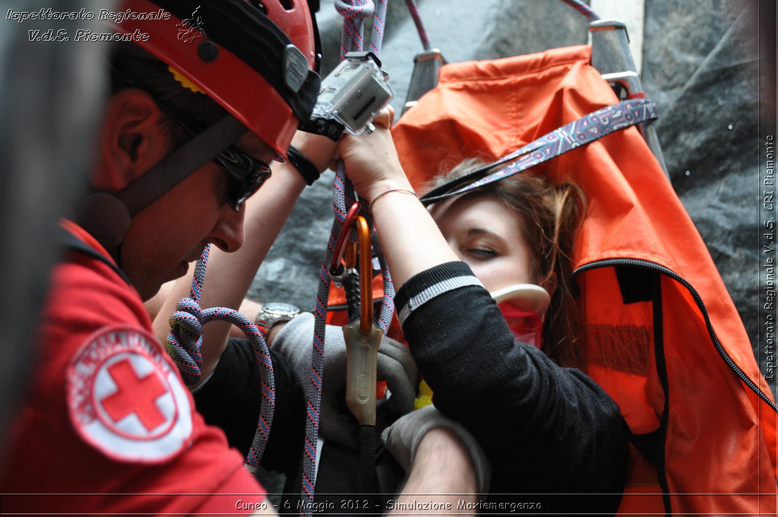 Cuneo - 6 Maggio 2012 - Simulazione Maxiemergenza- Croce Rossa Italiana - Ispettorato Regionale Volontari del Soccorso Piemonte