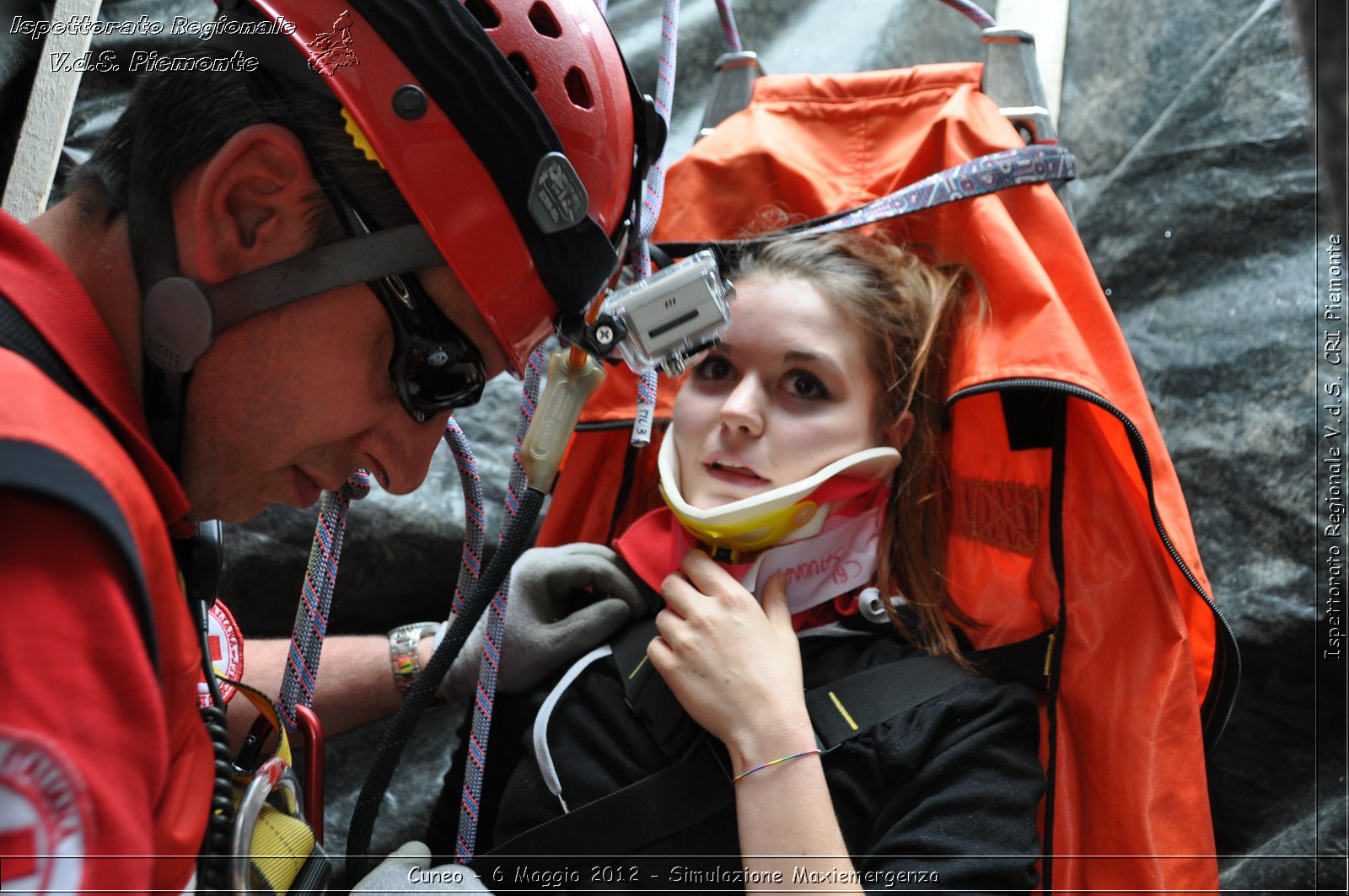 Cuneo - 6 Maggio 2012 - Simulazione Maxiemergenza- Croce Rossa Italiana - Ispettorato Regionale Volontari del Soccorso Piemonte