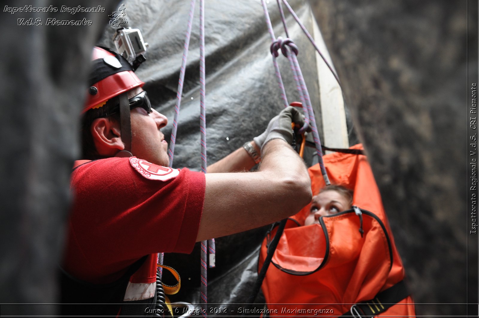 Cuneo - 6 Maggio 2012 - Simulazione Maxiemergenza- Croce Rossa Italiana - Ispettorato Regionale Volontari del Soccorso Piemonte