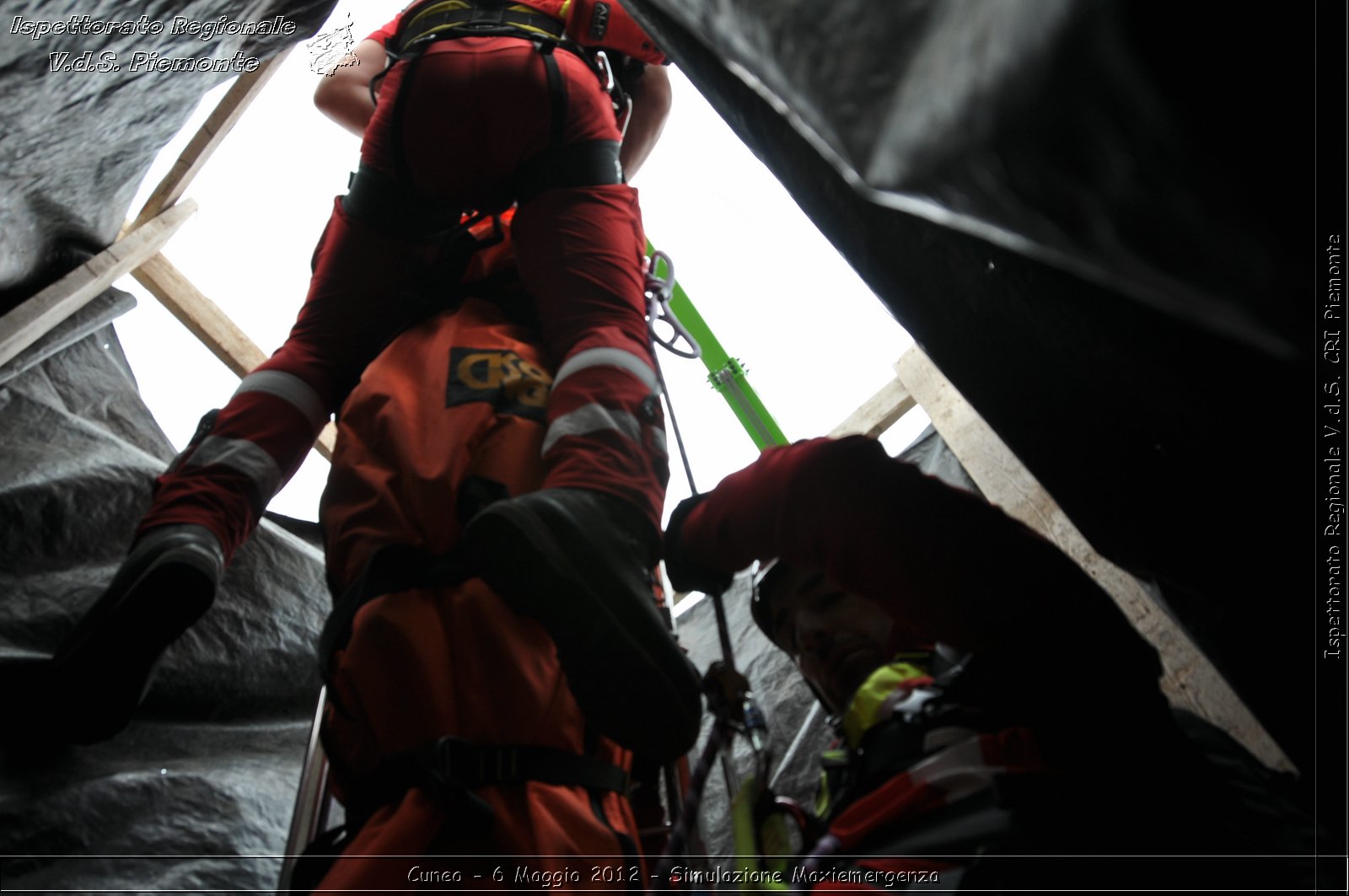 Cuneo - 6 Maggio 2012 - Simulazione Maxiemergenza- Croce Rossa Italiana - Ispettorato Regionale Volontari del Soccorso Piemonte