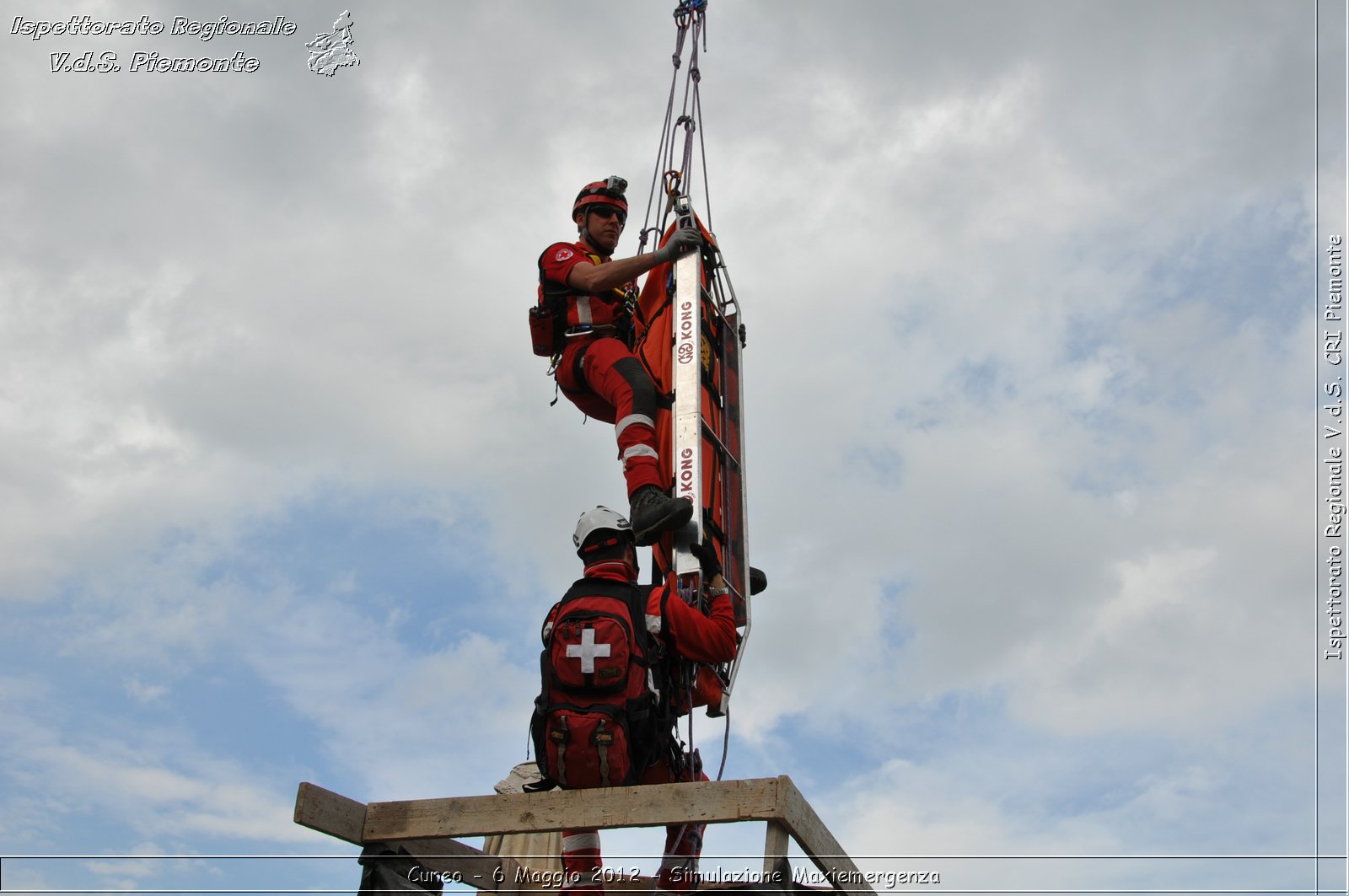 Cuneo - 6 Maggio 2012 - Simulazione Maxiemergenza- Croce Rossa Italiana - Ispettorato Regionale Volontari del Soccorso Piemonte