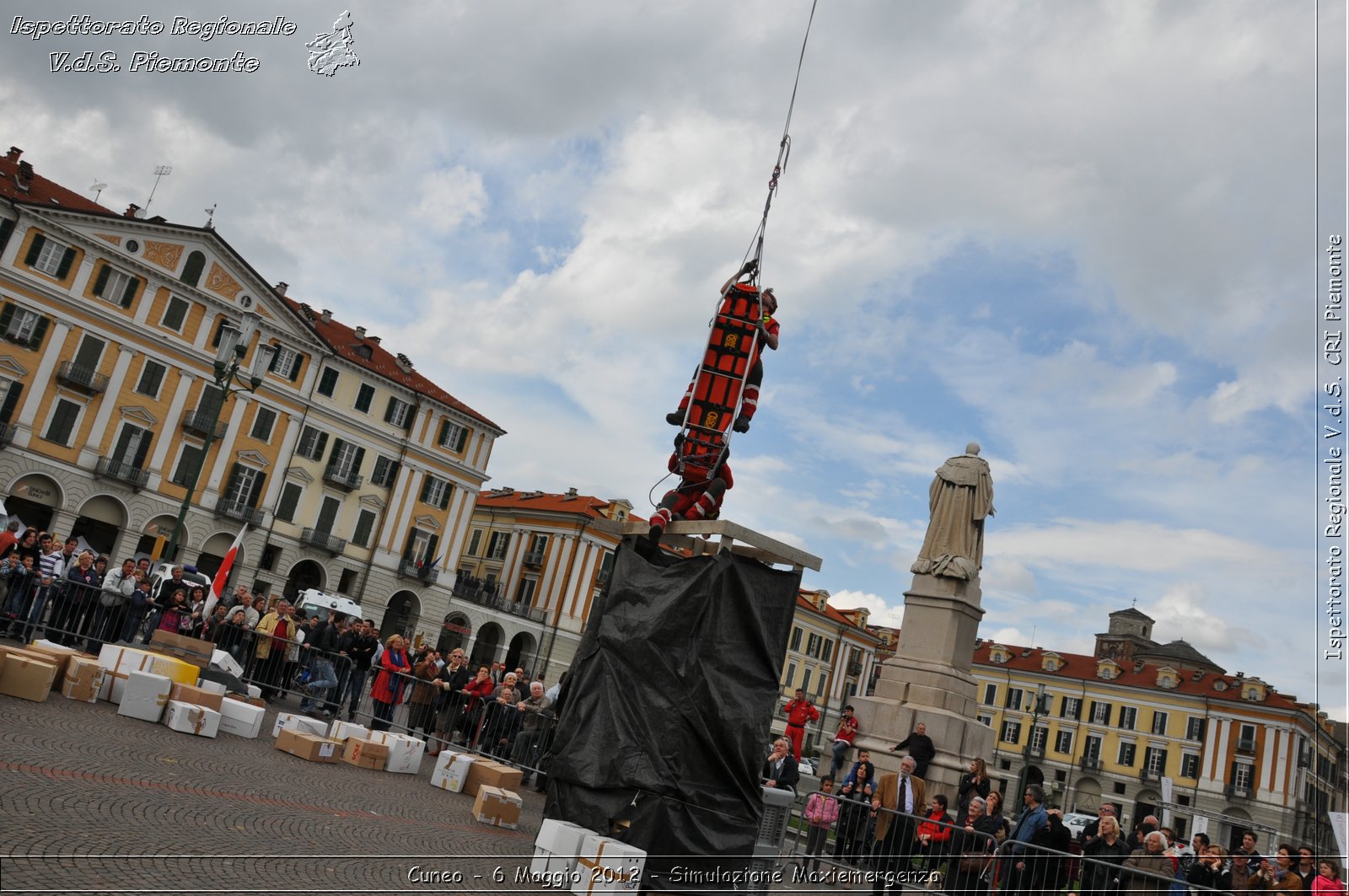 Cuneo - 6 Maggio 2012 - Simulazione Maxiemergenza- Croce Rossa Italiana - Ispettorato Regionale Volontari del Soccorso Piemonte