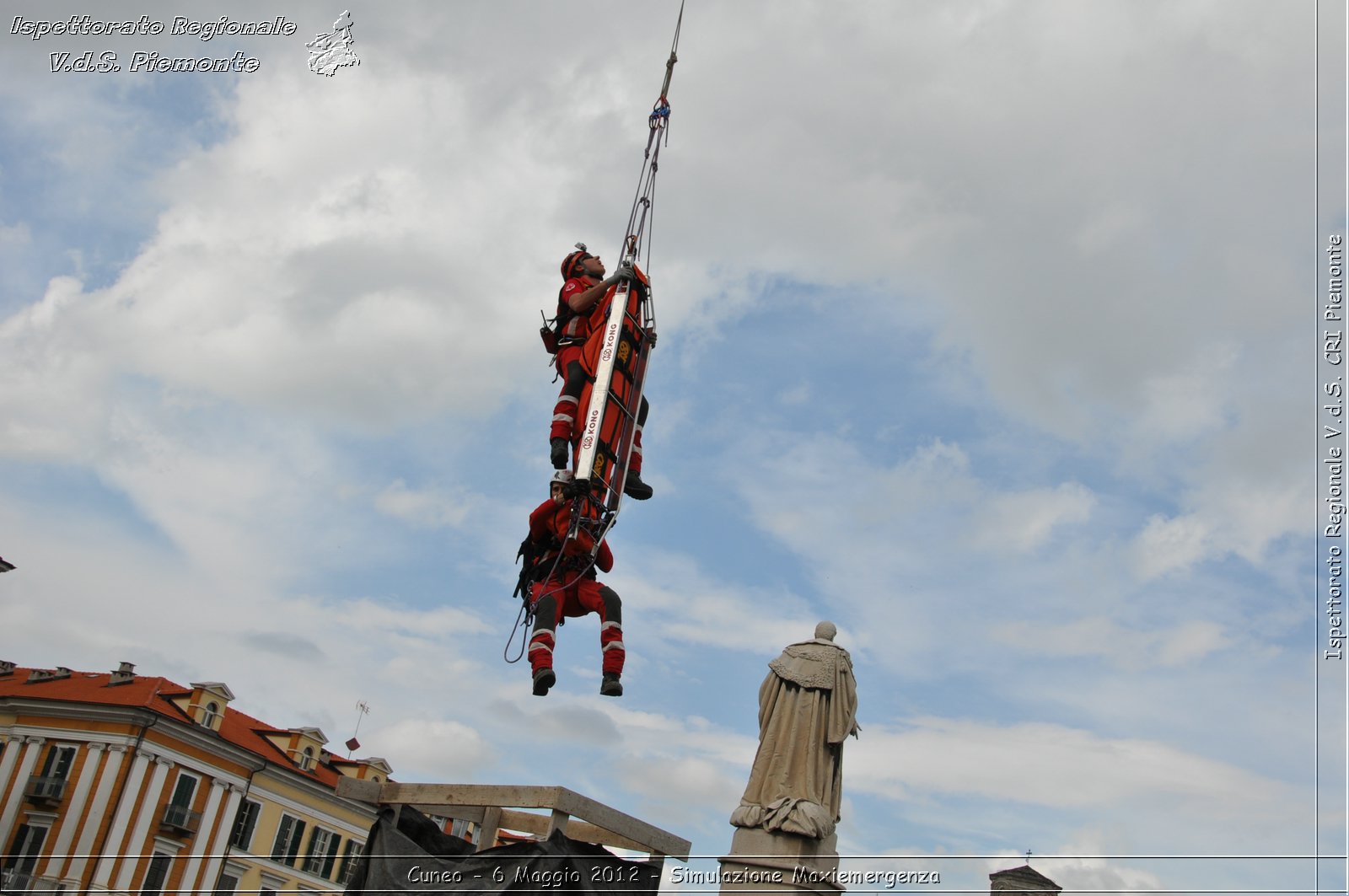 Cuneo - 6 Maggio 2012 - Simulazione Maxiemergenza- Croce Rossa Italiana - Ispettorato Regionale Volontari del Soccorso Piemonte