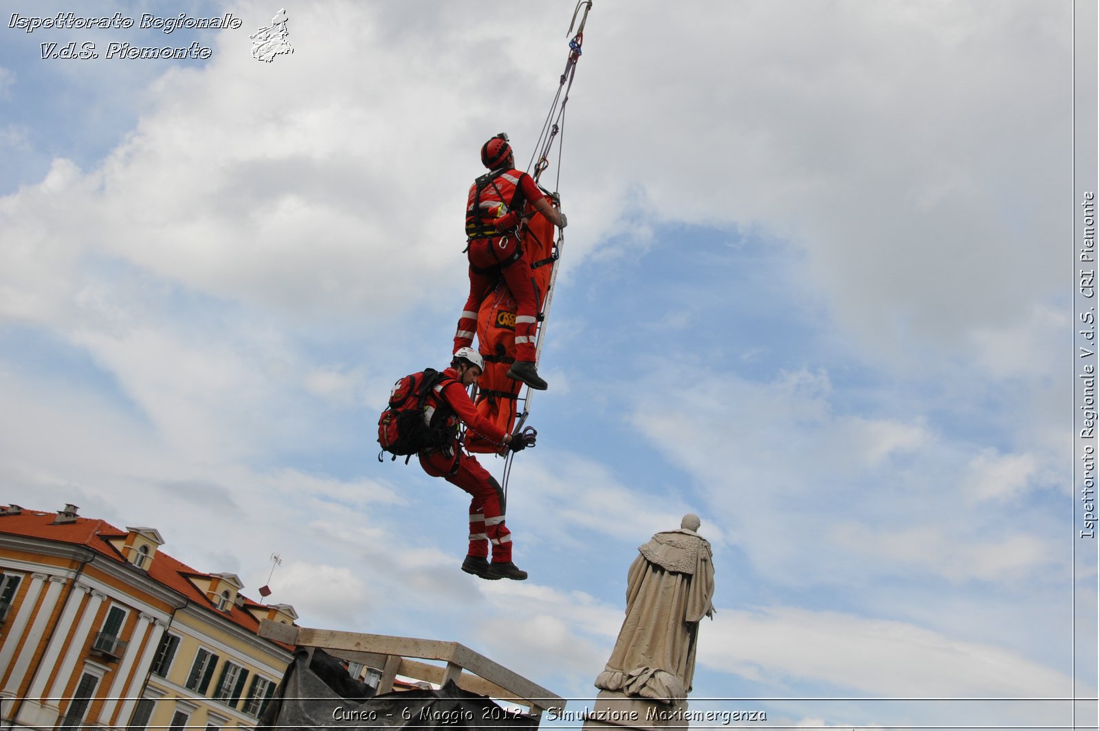 Cuneo - 6 Maggio 2012 - Simulazione Maxiemergenza- Croce Rossa Italiana - Ispettorato Regionale Volontari del Soccorso Piemonte