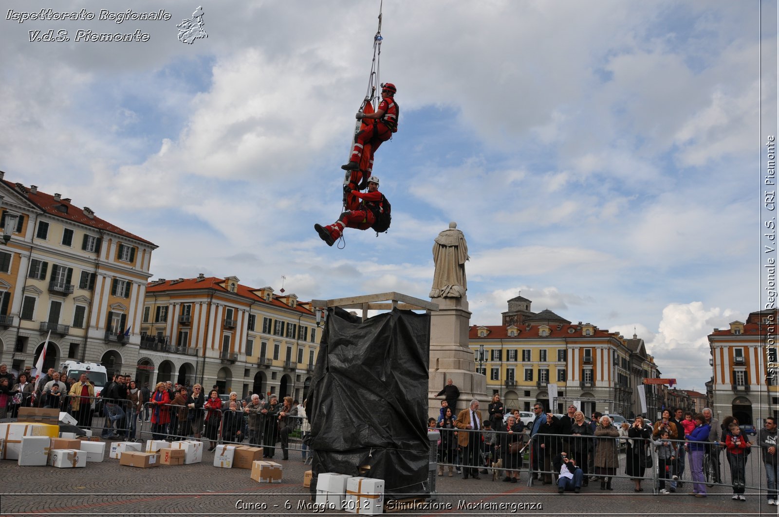 Cuneo - 6 Maggio 2012 - Simulazione Maxiemergenza- Croce Rossa Italiana - Ispettorato Regionale Volontari del Soccorso Piemonte