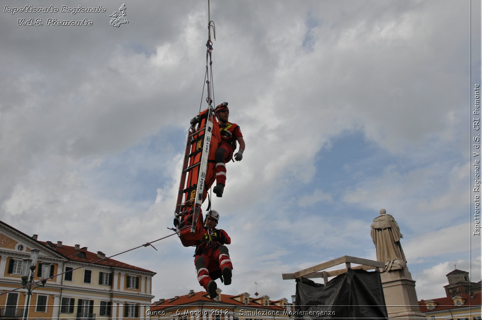 Cuneo - 6 Maggio 2012 - Simulazione Maxiemergenza- Croce Rossa Italiana - Ispettorato Regionale Volontari del Soccorso Piemonte