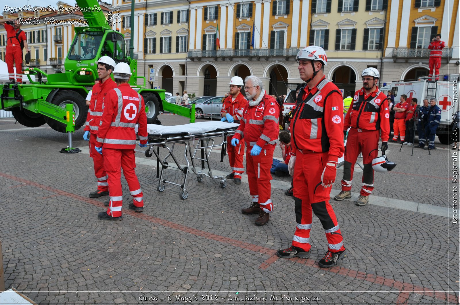 Cuneo - 6 Maggio 2012 - Simulazione Maxiemergenza- Croce Rossa Italiana - Ispettorato Regionale Volontari del Soccorso Piemonte