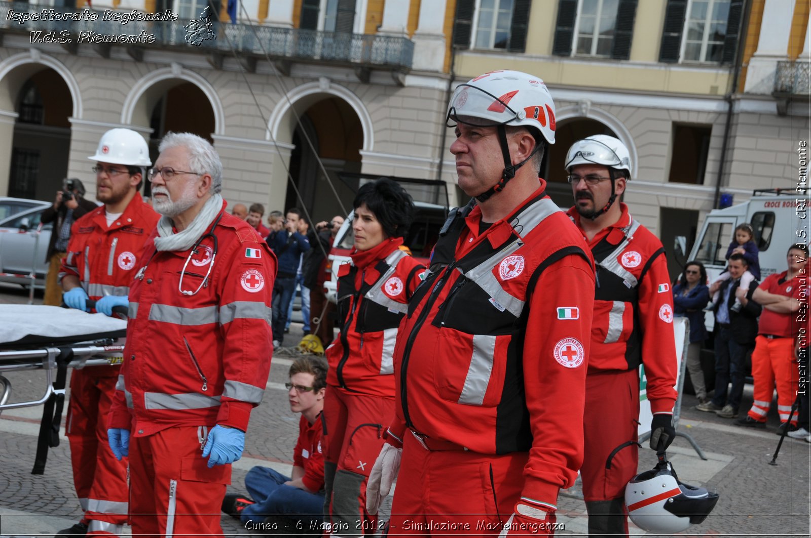 Cuneo - 6 Maggio 2012 - Simulazione Maxiemergenza- Croce Rossa Italiana - Ispettorato Regionale Volontari del Soccorso Piemonte