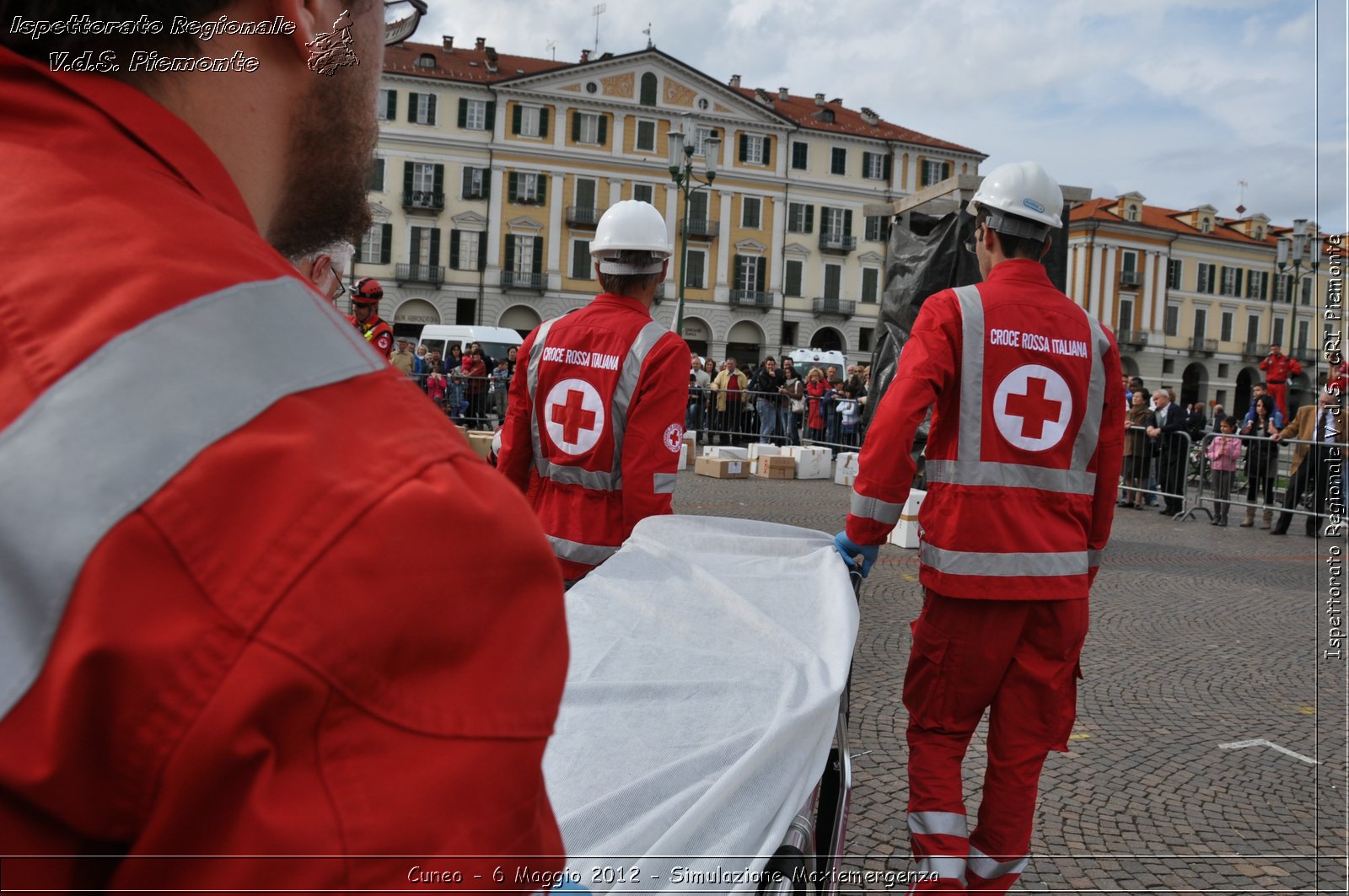 Cuneo - 6 Maggio 2012 - Simulazione Maxiemergenza- Croce Rossa Italiana - Ispettorato Regionale Volontari del Soccorso Piemonte