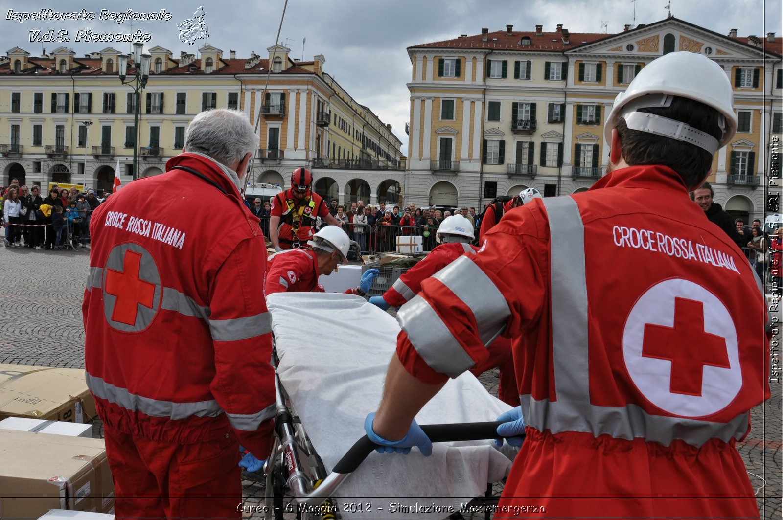 Cuneo - 6 Maggio 2012 - Simulazione Maxiemergenza- Croce Rossa Italiana - Ispettorato Regionale Volontari del Soccorso Piemonte