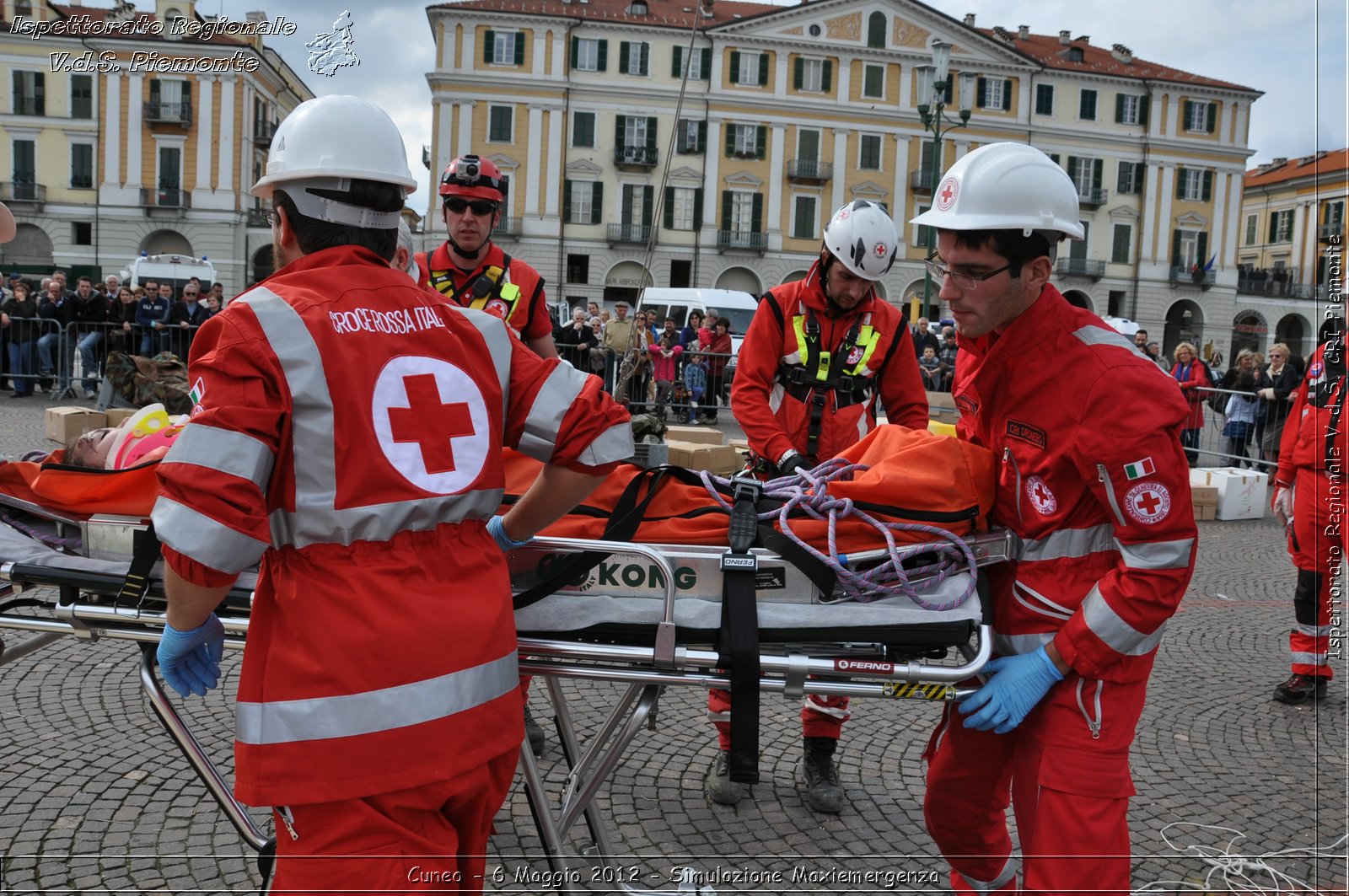 Cuneo - 6 Maggio 2012 - Simulazione Maxiemergenza- Croce Rossa Italiana - Ispettorato Regionale Volontari del Soccorso Piemonte