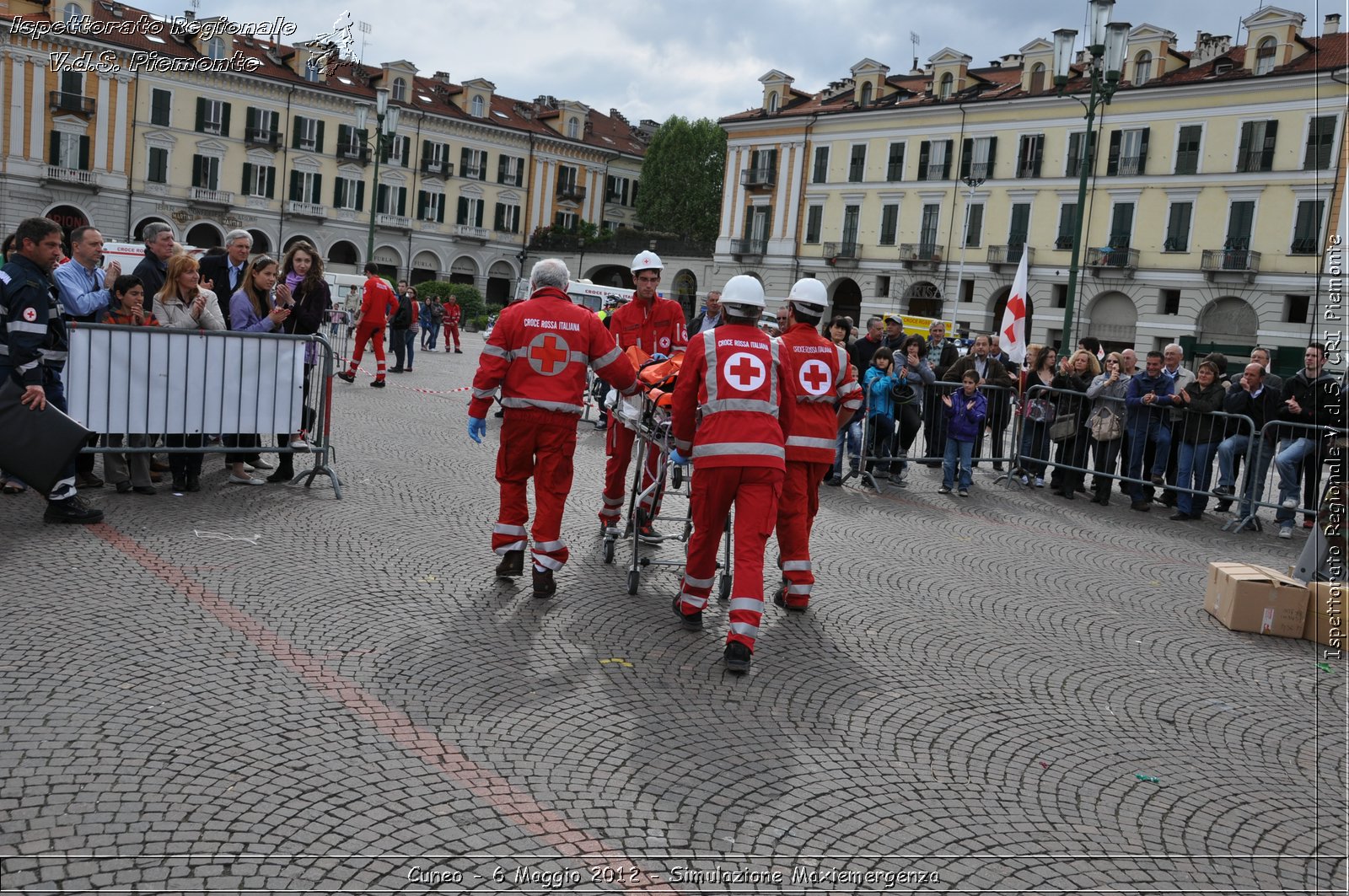 Cuneo - 6 Maggio 2012 - Simulazione Maxiemergenza- Croce Rossa Italiana - Ispettorato Regionale Volontari del Soccorso Piemonte