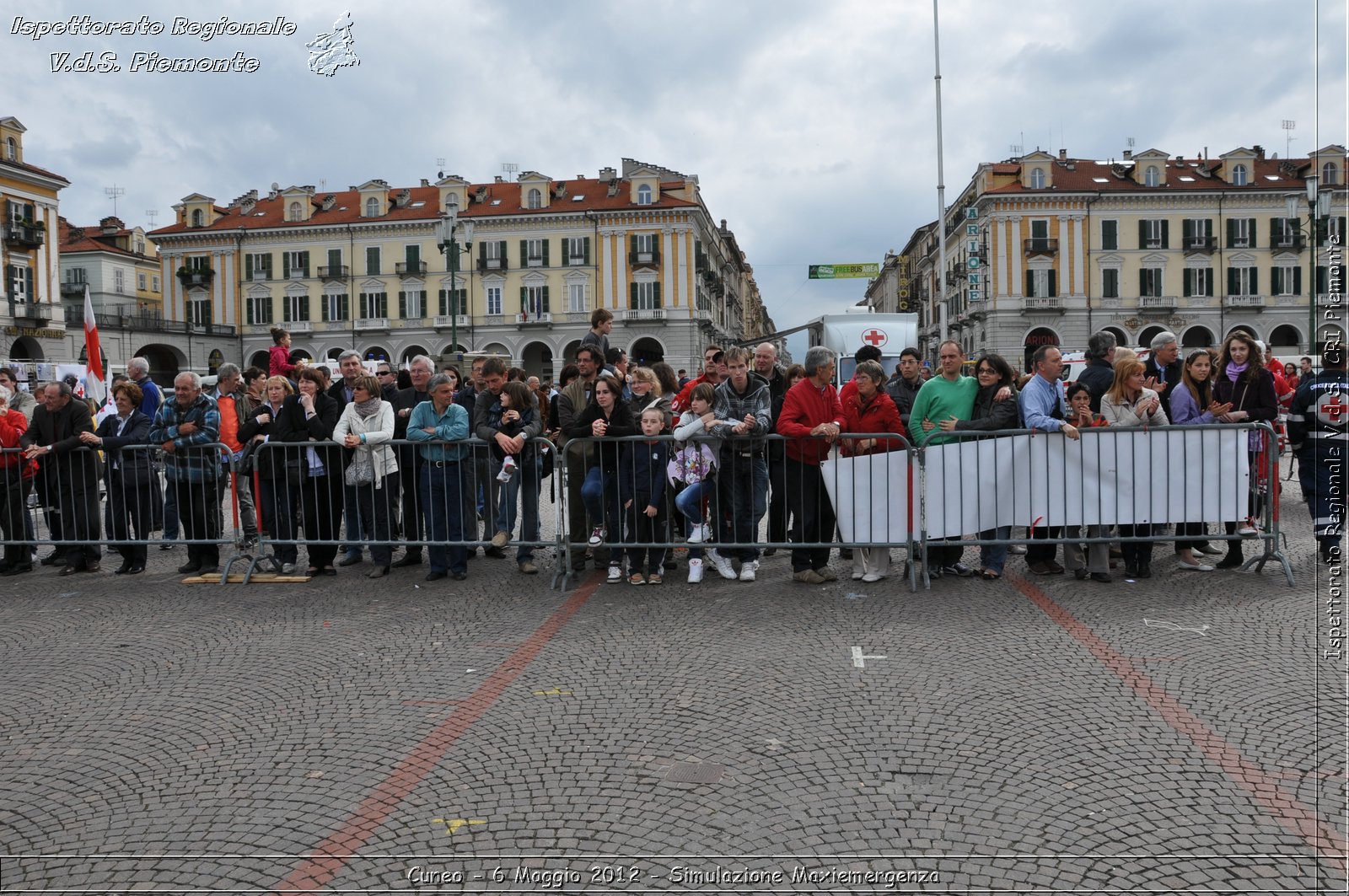 Cuneo - 6 Maggio 2012 - Simulazione Maxiemergenza- Croce Rossa Italiana - Ispettorato Regionale Volontari del Soccorso Piemonte