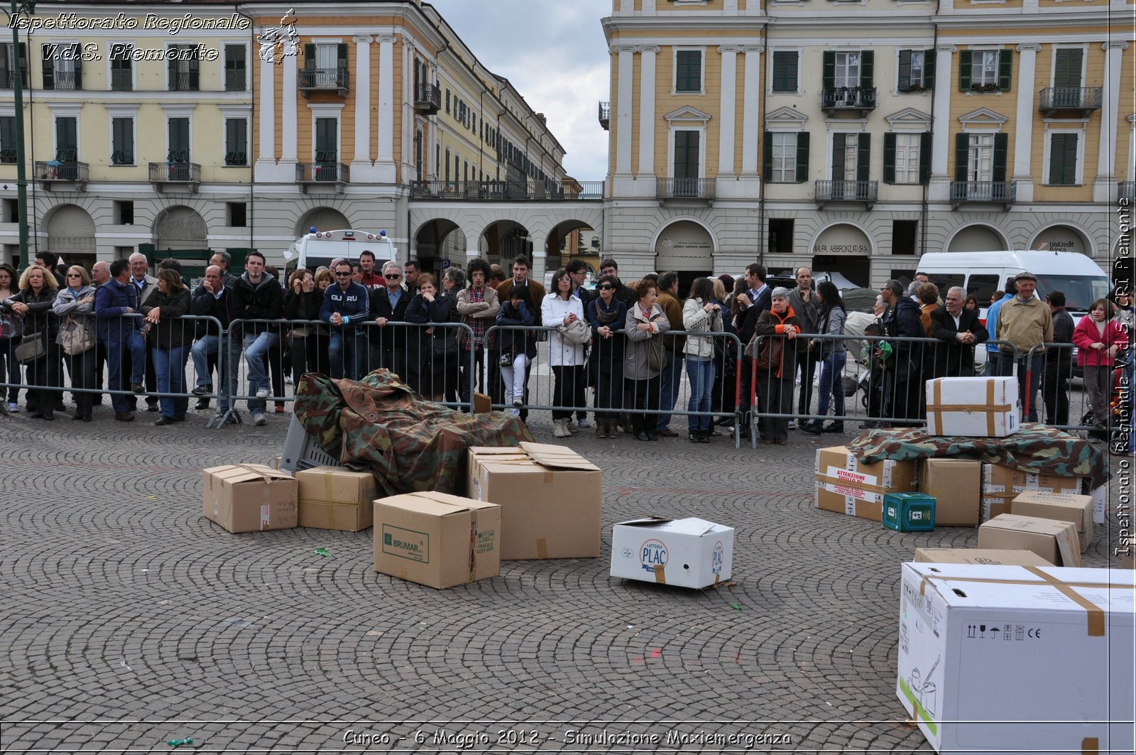 Cuneo - 6 Maggio 2012 - Simulazione Maxiemergenza- Croce Rossa Italiana - Ispettorato Regionale Volontari del Soccorso Piemonte