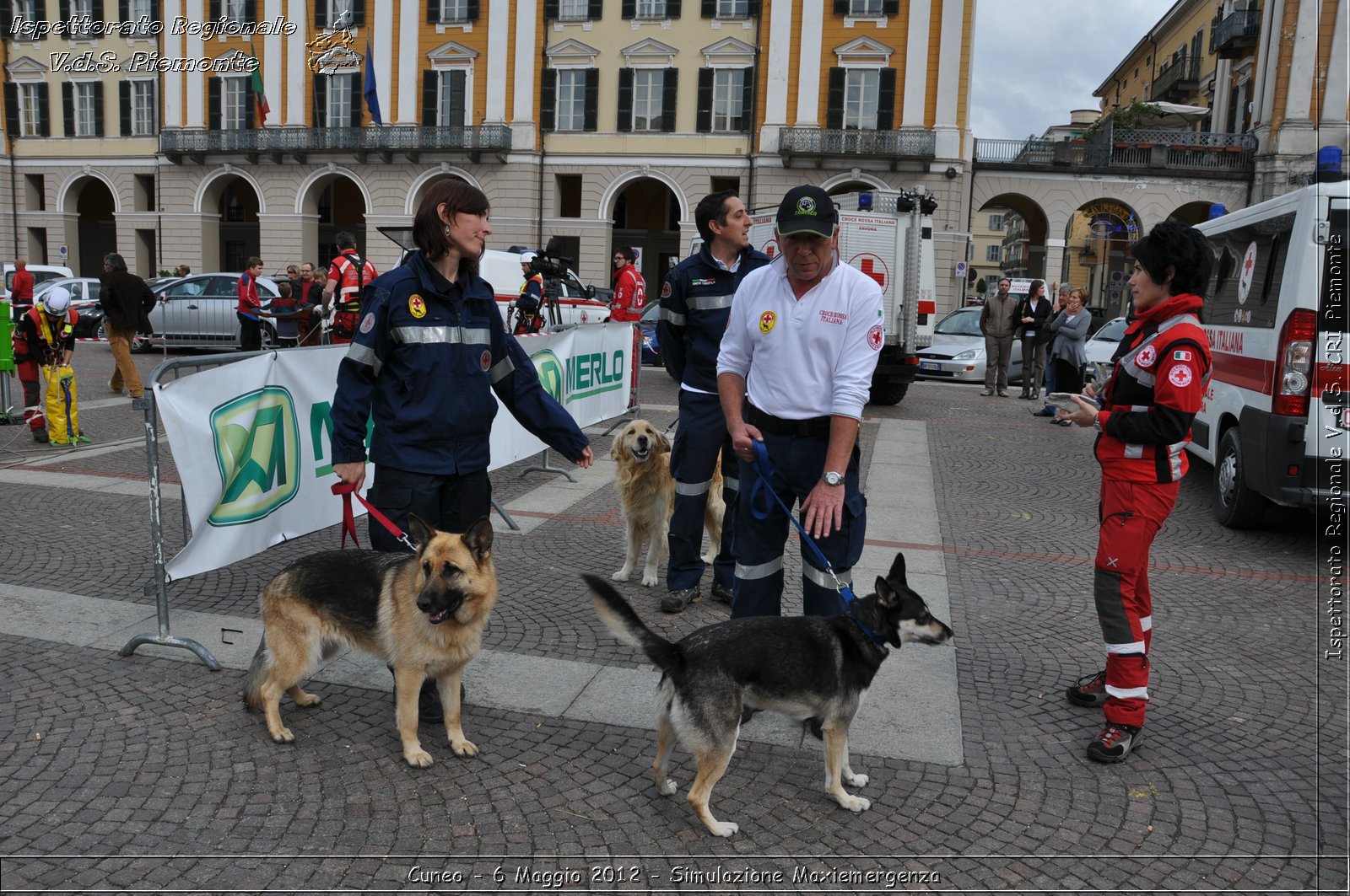 Cuneo - 6 Maggio 2012 - Simulazione Maxiemergenza- Croce Rossa Italiana - Ispettorato Regionale Volontari del Soccorso Piemonte