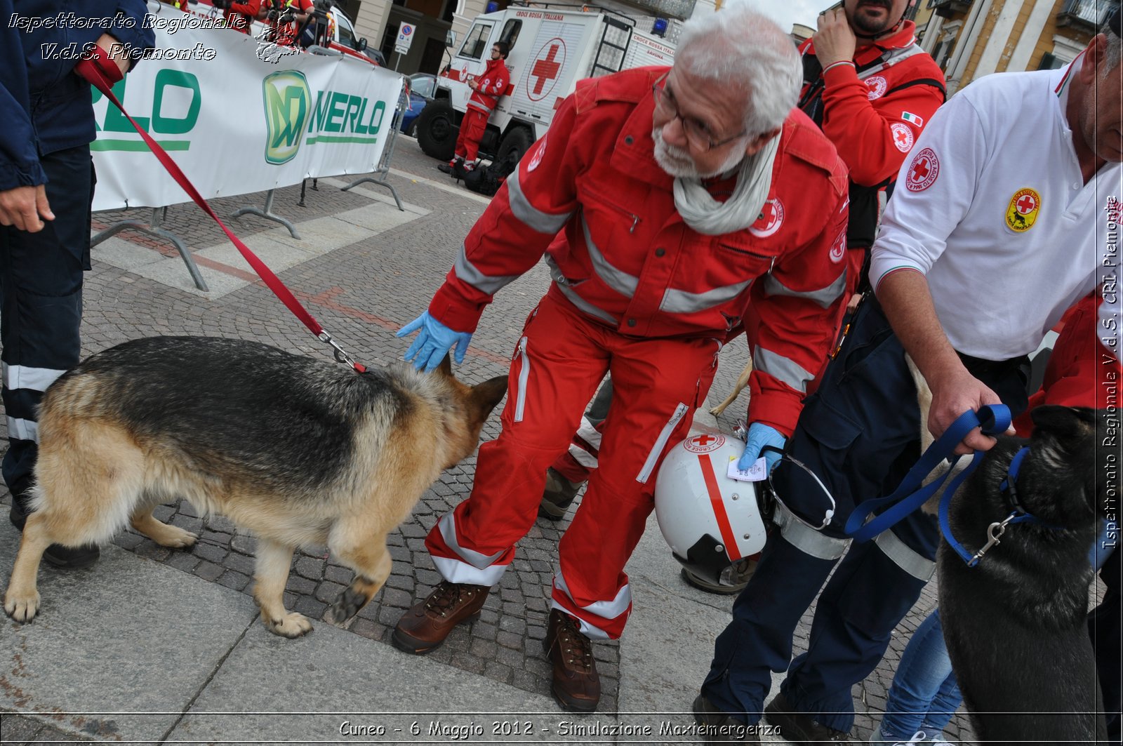 Cuneo - 6 Maggio 2012 - Simulazione Maxiemergenza- Croce Rossa Italiana - Ispettorato Regionale Volontari del Soccorso Piemonte