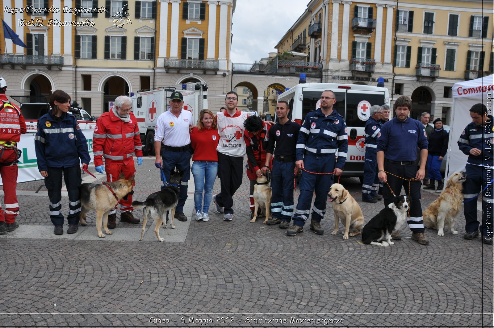 Cuneo - 6 Maggio 2012 - Simulazione Maxiemergenza- Croce Rossa Italiana - Ispettorato Regionale Volontari del Soccorso Piemonte