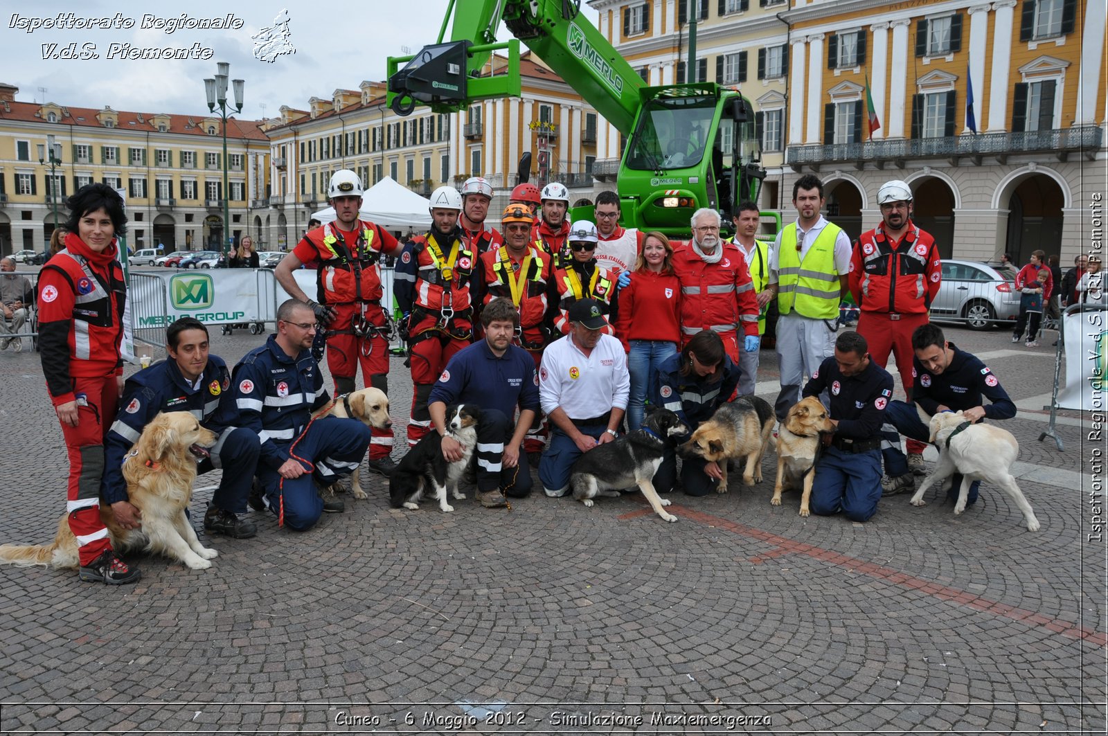 Cuneo - 6 Maggio 2012 - Simulazione Maxiemergenza- Croce Rossa Italiana - Ispettorato Regionale Volontari del Soccorso Piemonte